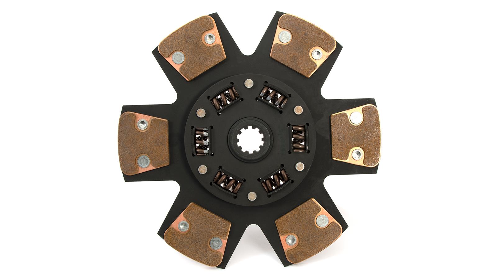 Centerforce DFX Clutch Kits 315920830 Kit, DFX, Performance, Single Disc, 10-Spline, 1.063 in. Diameter, 10.400 in. Disc Diameter, Cerametallic, 6-Paddle, Sprung Hub, Kit thumbnail 5
