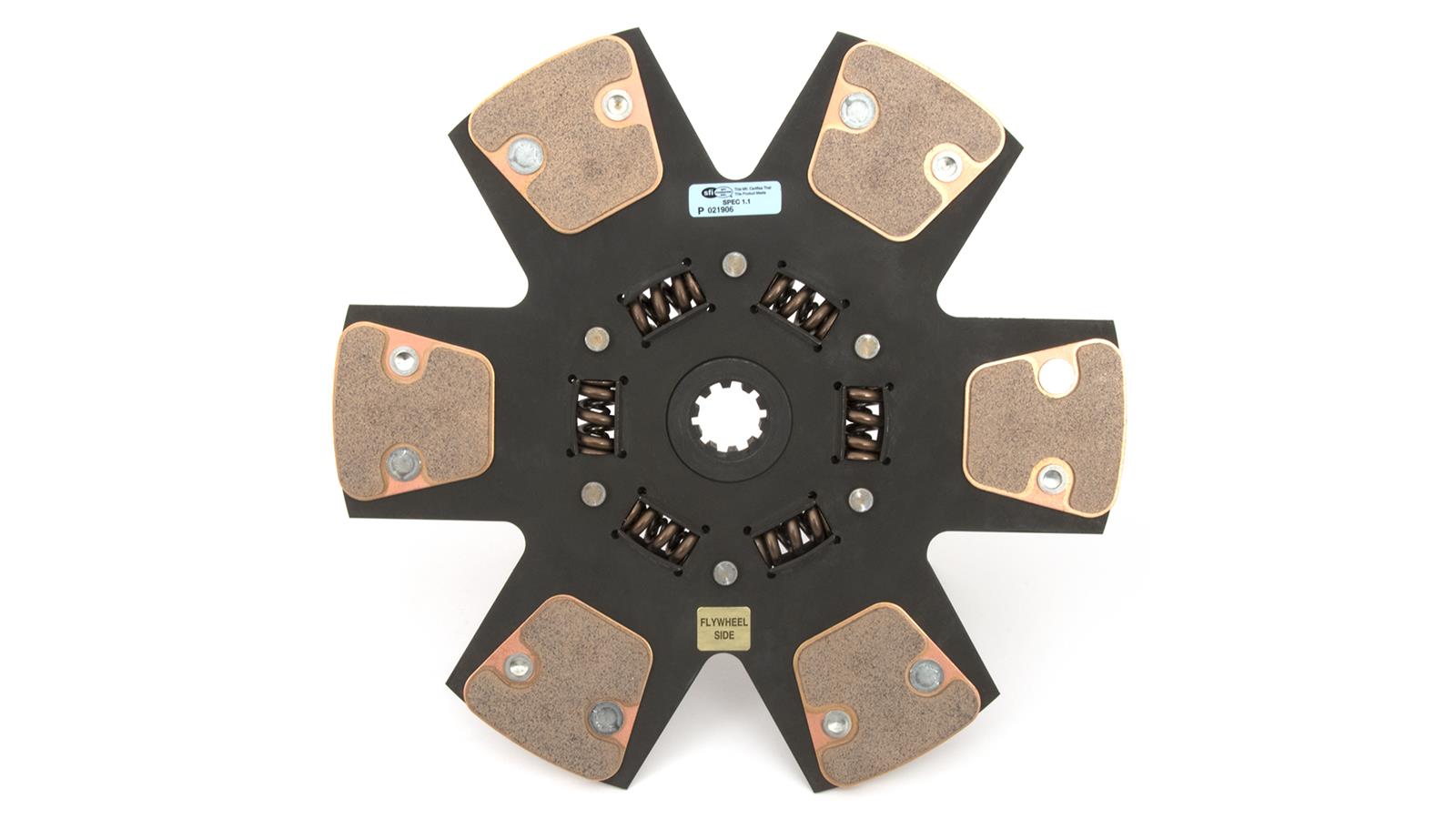 Centerforce DFX Clutch Discs 323281226 Disc, DFX, Sprung Hub, Cerametallic, 11.0 in. diameter, Ford, Truck, Van, Each thumbnail 4