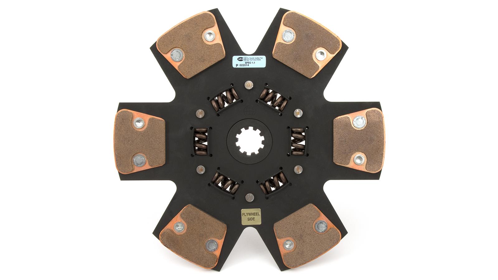 Centerforce DFX Clutch Discs 323383271 Disc, DFX, Sprung Hub, Cerametallic, 10.4 in. diameter, AMC, Buick, Chevrolet, GMC, Oldsmobile, Pontiac, Car, Each thumbnail 4