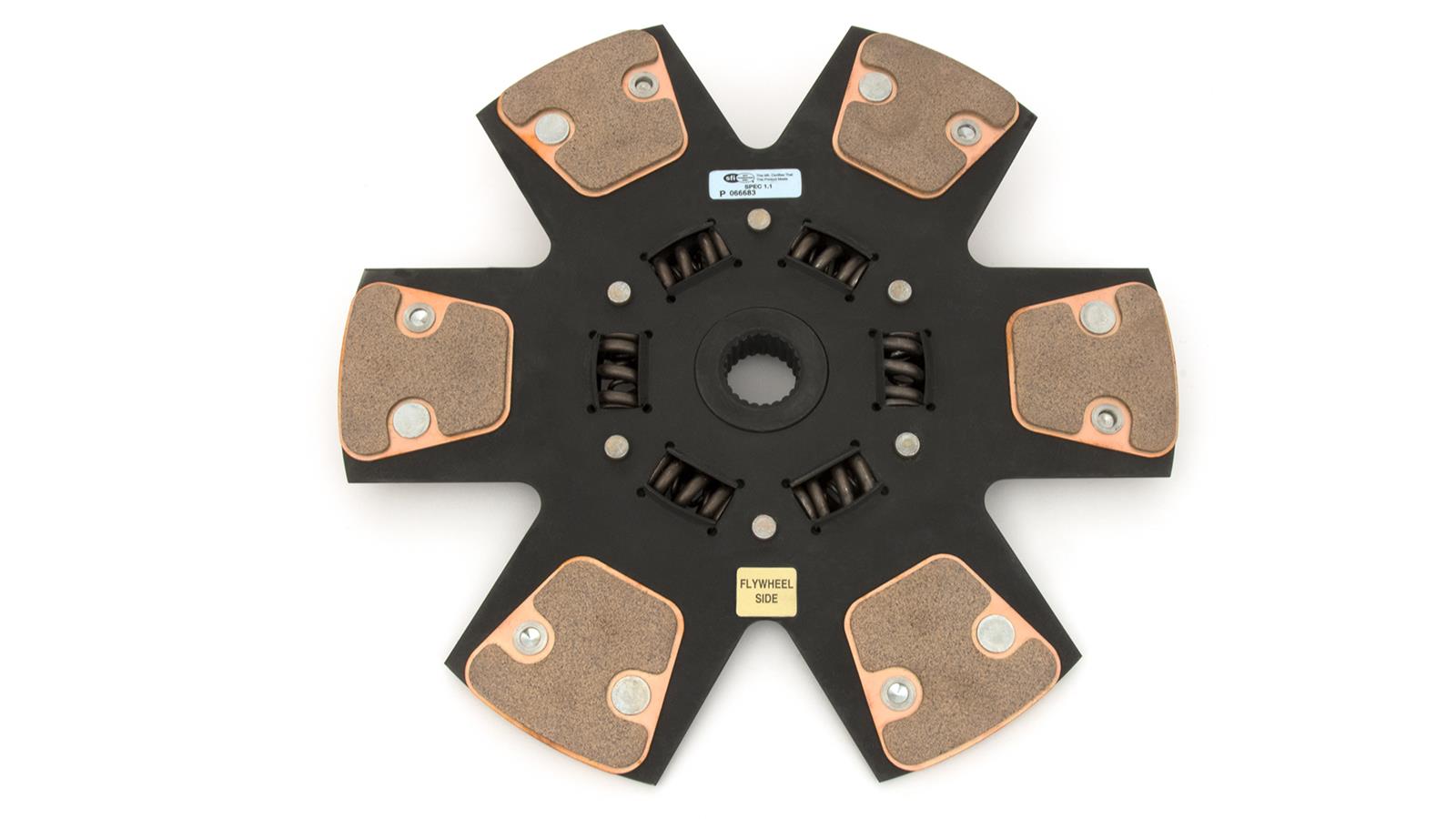 Centerforce DFX Clutch Discs 323384070 Disc, DFX, Sprung Hub, Cerametallic, 11 in. diameter, Dodge, Plymouth, Car, Each thumbnail 6