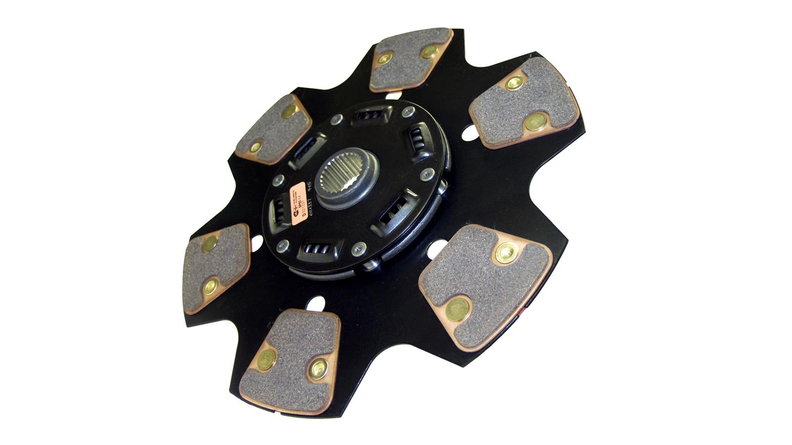 Centerforce DFX Clutch Discs 323388144 Disc, DFX, Sprung Hub, Cerametallic, 11.0 in. diameter, Ford, Car, Truck, Each thumbnail 2