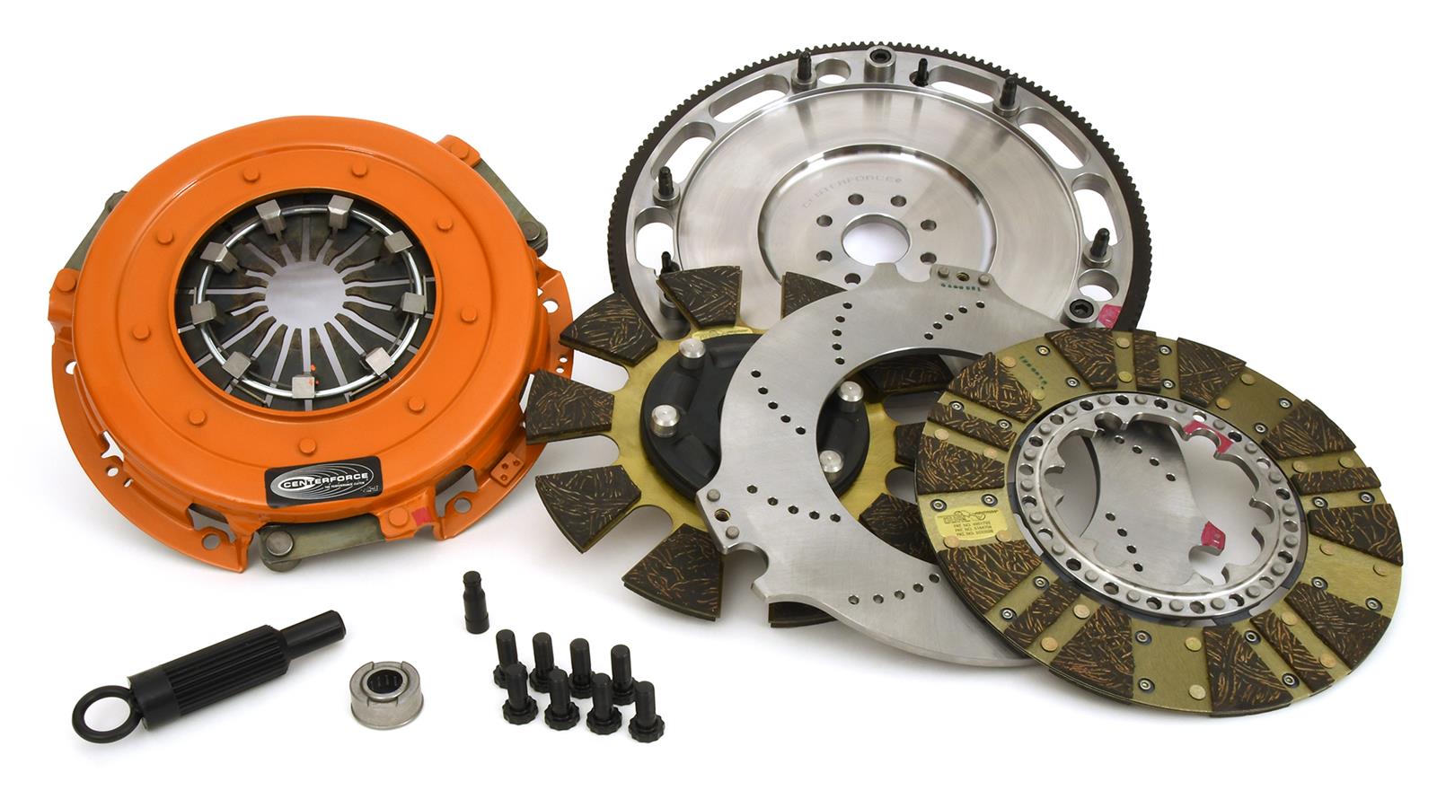 Centerforce DYAD DS Clutch Kits 413114805 Kit, DS, Twin-Disc, 1.125 in.-26 Spline, 10.4 in. Disc, Steel Flywheel, Ford, 8-Bolt, Kit thumbnail 8