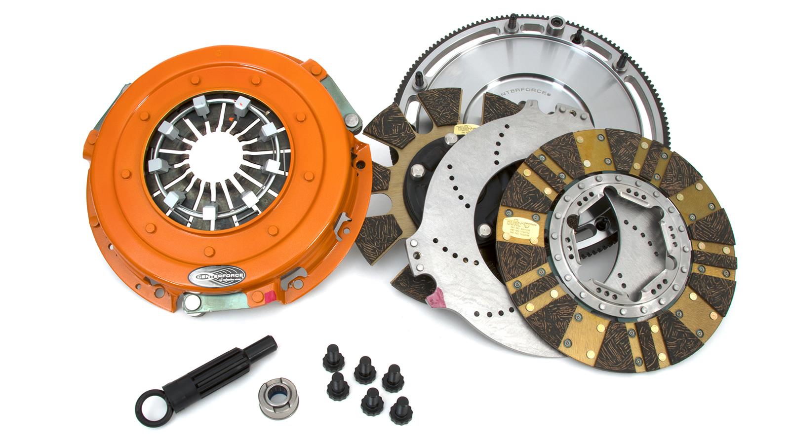 Centerforce DYAD DS Clutch Kits 413215750 Kit, DS, Performance, Dual Disc, 10-Spline, 1.063 in. Diameter, 10.400 in. Disc Diameter, Organic/Carbon Composite, Billet Flywheel, Kit thumbnail 8