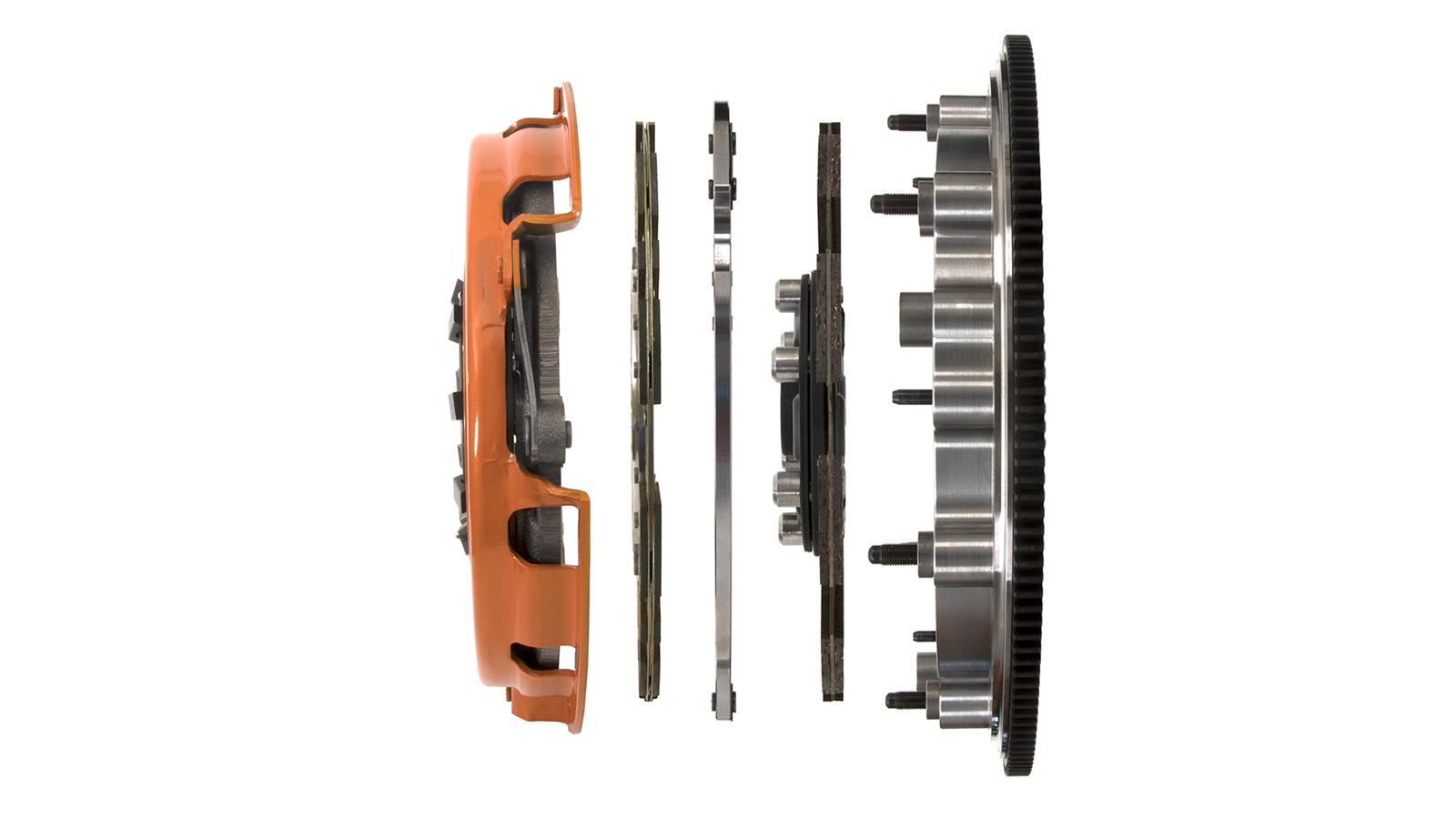 Centerforce DYAD DS Clutch Kits 413614847 Kit, DS, Twin-Disc, 1.125 in.-26 Spline, 10.4 in. Disc, Steel Flywheel, Cadillac, Chevy, LSA, Kit thumbnail 5