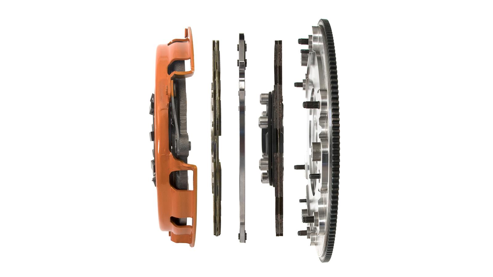 Centerforce DYAD DS Clutch Kits 413614860 Kit, DS, Performance, Dual Disc, 26-Spline, 1.125 in. Diameter, 10.400 in. Disc Diameter, Organic/Carbon Composite, Billet Flywheel, Kit thumbnail 9