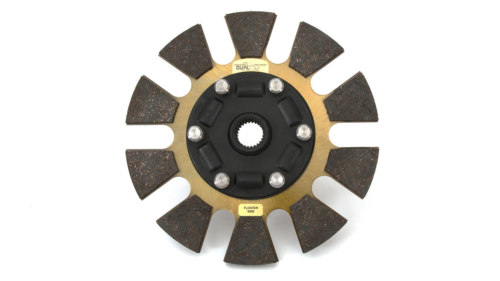 Centerforce DYAD DS Clutch Kits 413614860 Kit, DS, Performance, Dual Disc, 26-Spline, 1.125 in. Diameter, 10.400 in. Disc Diameter, Organic/Carbon Composite, Billet Flywheel, Kit thumbnail 3