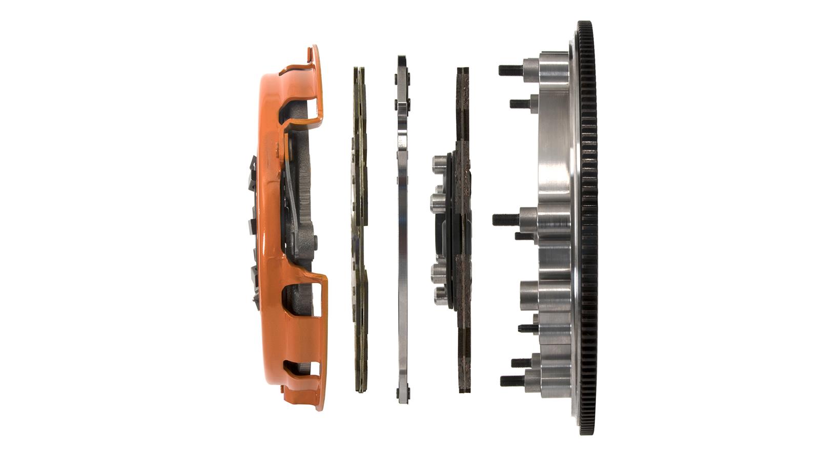 Centerforce DYAD DS Clutch Kits 413614877 Kit, DS, Performance, Dual Disc, 26-Spline, 1.125 in. Diameter, 10.400 in. Disc Diameter, Organic/Carbon Composite, Billet Flywheel, Kit thumbnail 9