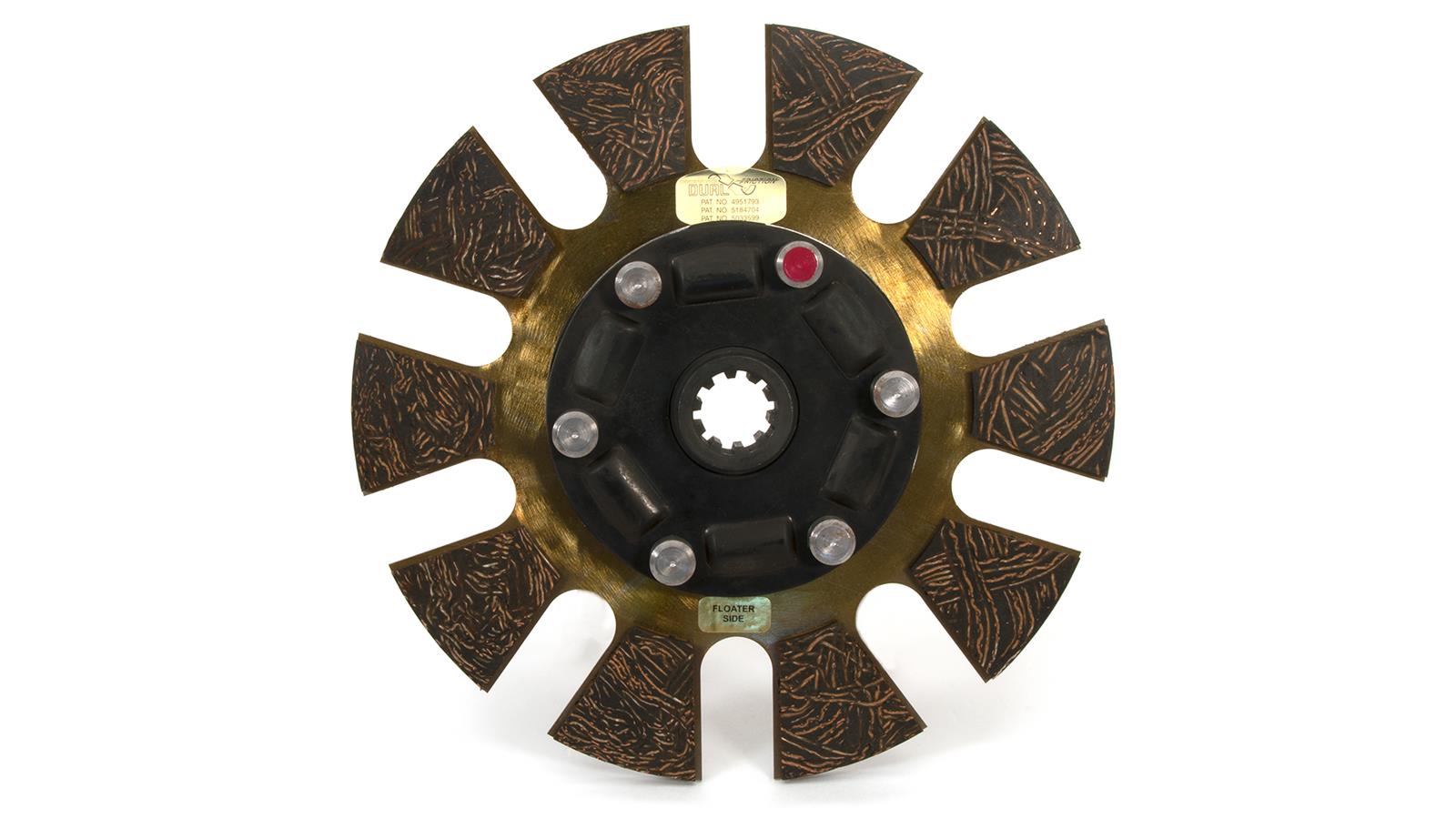 Centerforce DYAD DS Clutch Kits 413714842 Kit, DS, Performance, Dual Disc, 10-Spline, 1.125 in. Diameter, 10.400 in. Disc Diameter, Organic/Carbon Composite, Billet Flywheel, Kit thumbnail 9