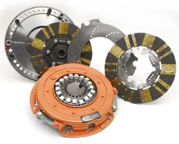 Centerforce DYAD DS Clutch Kits 413753018 Kit, DS, Performance, Dual Disc, 18-Spline 1.188 in. Diameter, 10.400 in. Disc Diameter, Organic/Carbon Composite, Billet Flywheel, Kit