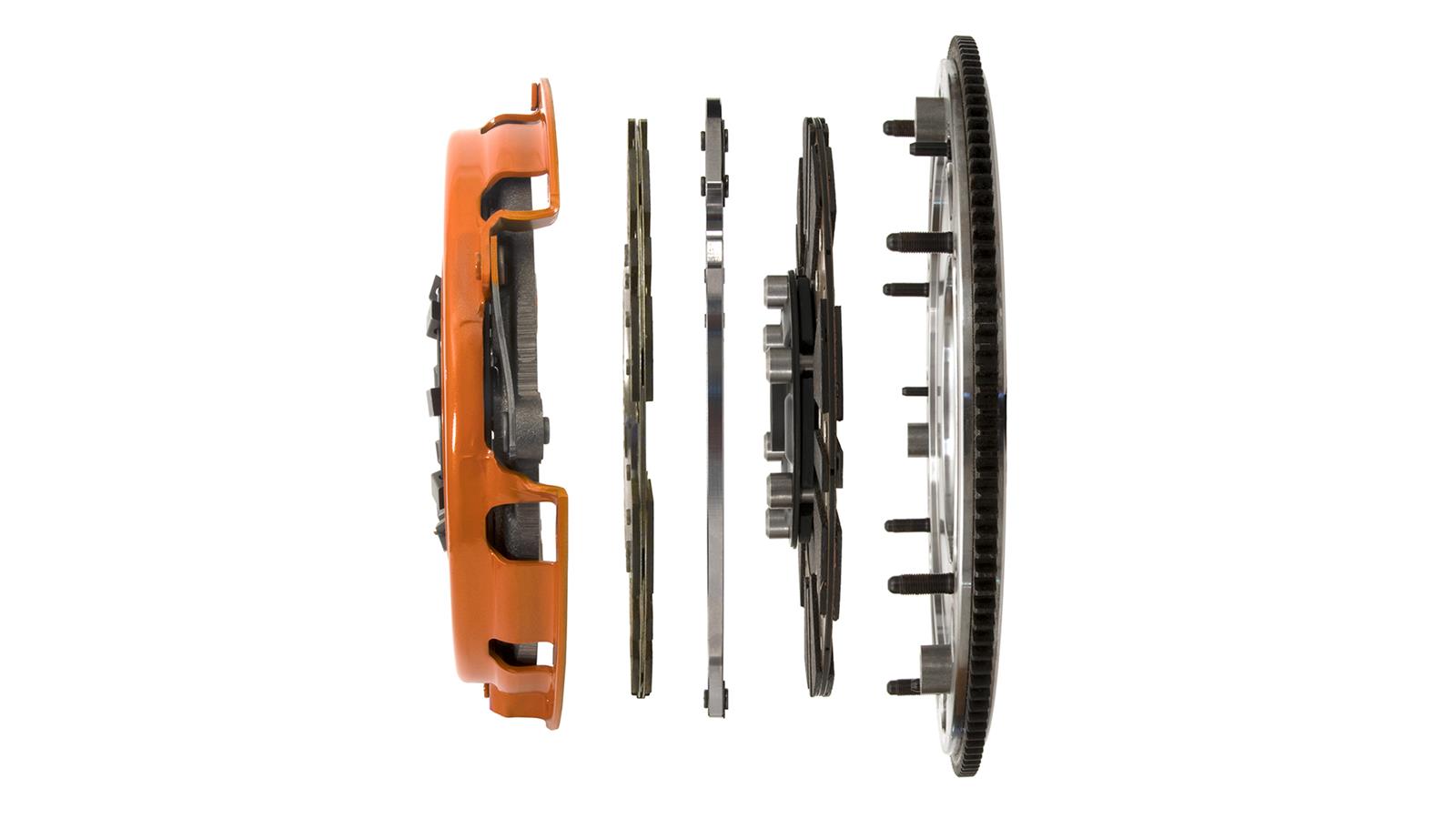 Centerforce DYAD DS Clutch Kits 413753040 Kit, DS, Performance, Dual Disc, 18-Spline 1.188 in. Diameter, 10.400 in. Disc Diameter, Organic/Carbon Composite, Billet Flywheel, Kit thumbnail 8