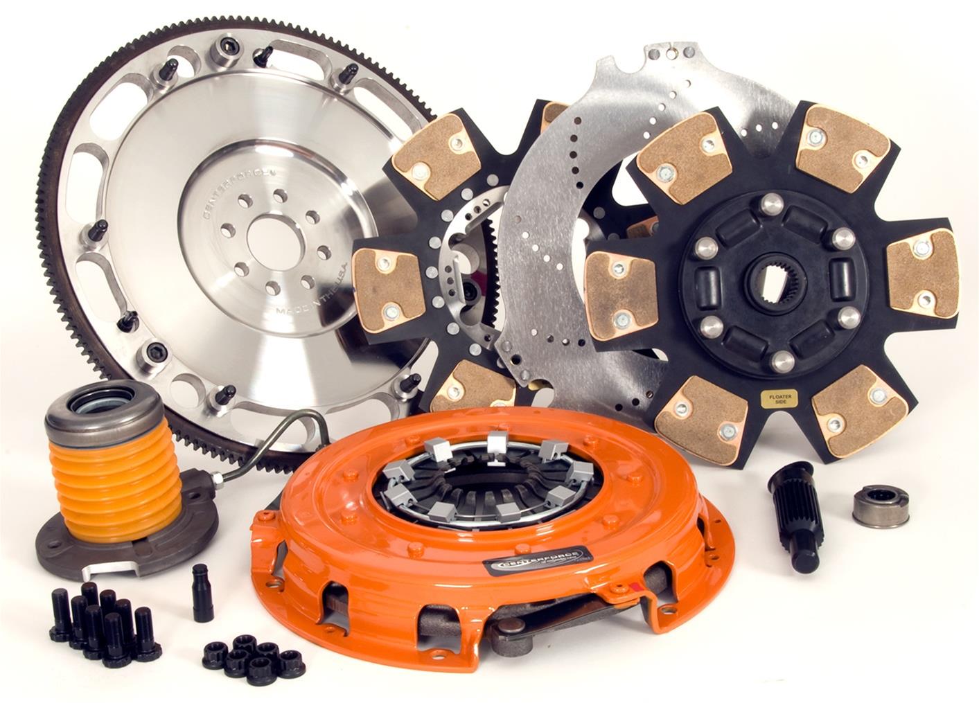 Centerforce DYAD XDS Clutch Kits 415115705 Kit, XDS, Twin-Disc, 1.125 in.-26 Spline, 10.4 in. Disc, Steel Flywheel, Ford, 8-Bolt, Kit