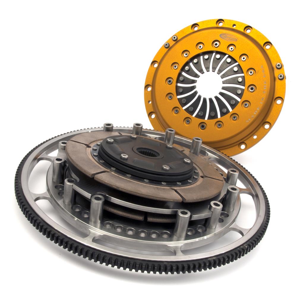 Centerforce DYAD XDS Clutch Kits 814262842 Kit, XDS, Performance, Dual Disc, 26-Spline, 1.125 in. Diameter, 8.750 in. Disc Diameter, Sintered Metallic, Full Face, Sprung Hub, Kit