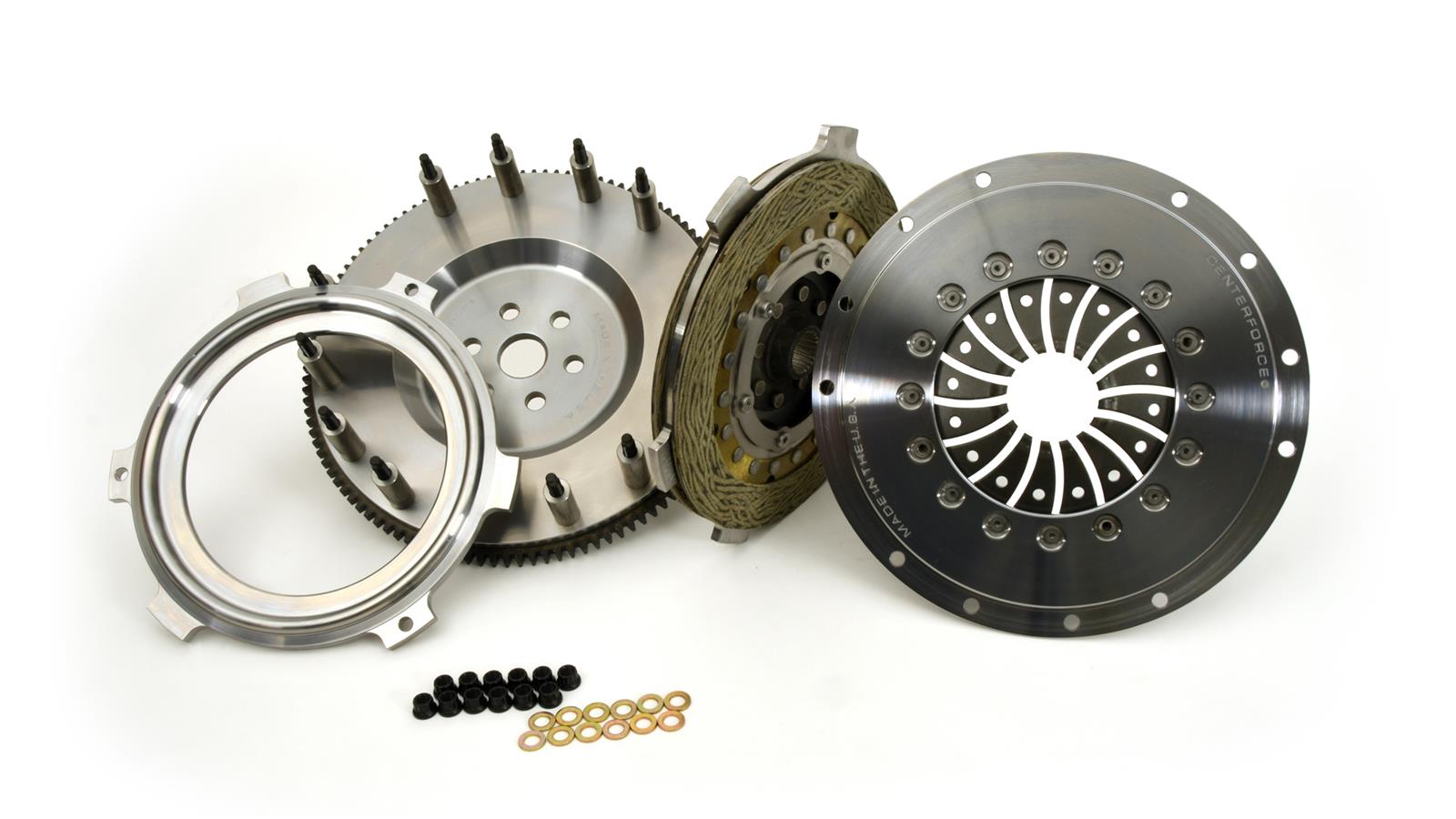Centerforce DYAD DS Clutch Kits 815231837 Kit, Drive System, 23-spline, 8.75 in. Disc Diameter, Organic, Pressure Plate, Billet Steel Flywheel, Ford, Kit thumbnail 2