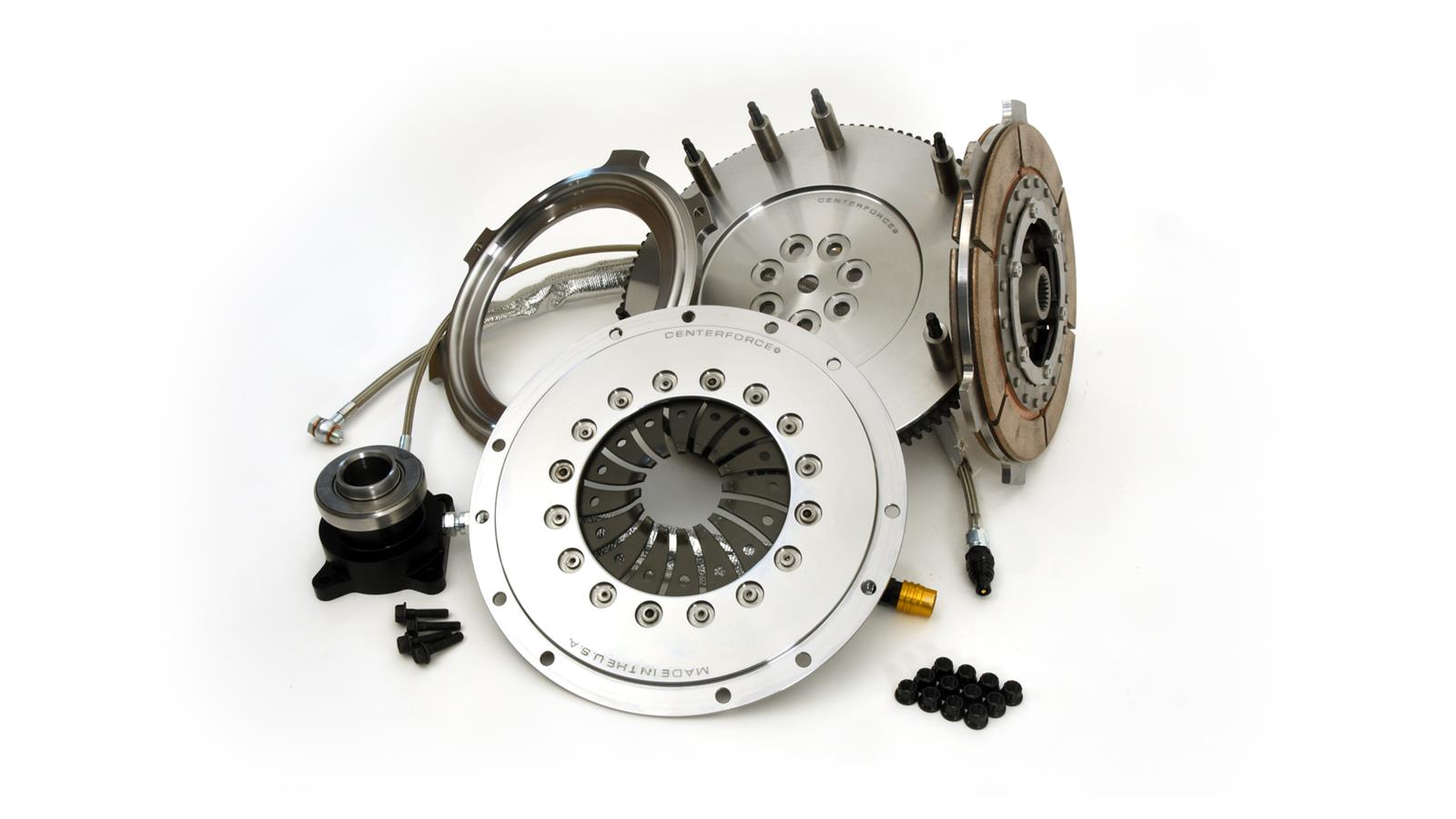 Centerforce DYAD DS Clutch Kits 818231520 Kit, Drive System, 23-spline, 8.75 in. Disc Diameter, Ceramic, Pressure Plate, Billet Steel Flywheel, Mitsubishi, Kit thumbnail 2