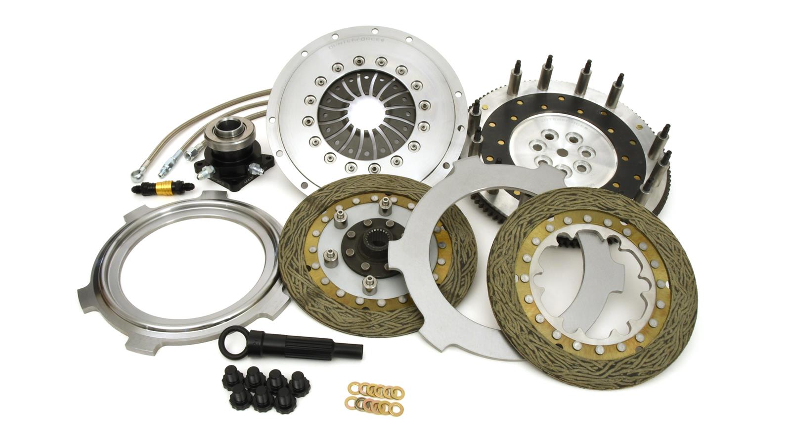 Centerforce DYAD DS Clutch Kits 824231820 Kit, Drive System, 23-spline, 8.75 in. Disc Diameter, Organic, Pressure Plate, Aluminum Flywheel, Mitsubishi, Kit thumbnail 7