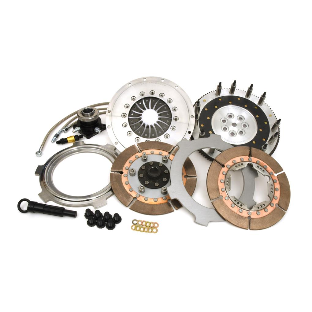 Centerforce DYAD DS Clutch Kits 827231520 Kit, Drive System, 23-spline, 8.75 in. Disc Diameter, Cerametallic, Pressure Plate, Aluminum Flywheel, Mitsubishi, Kit thumbnail 2