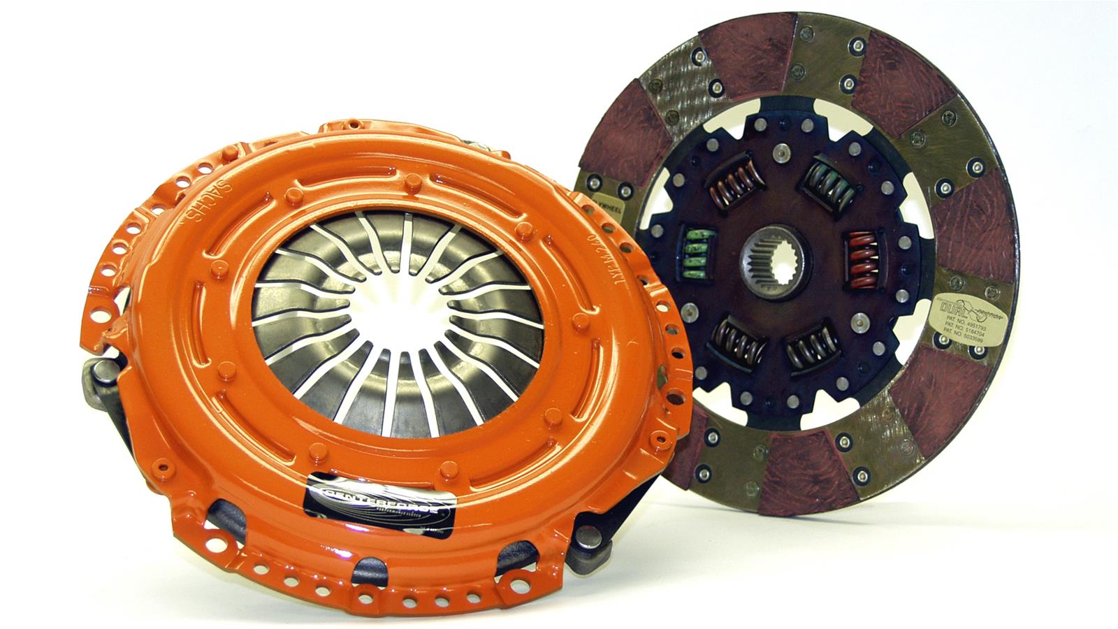 Centerforce Dual Friction Clutch Kits DF238261 Kit, Friction, 1 in. Diameter Shaft, 23-Spline, 9.437 in. Diameter Disc, Ford, Kit thumbnail 2