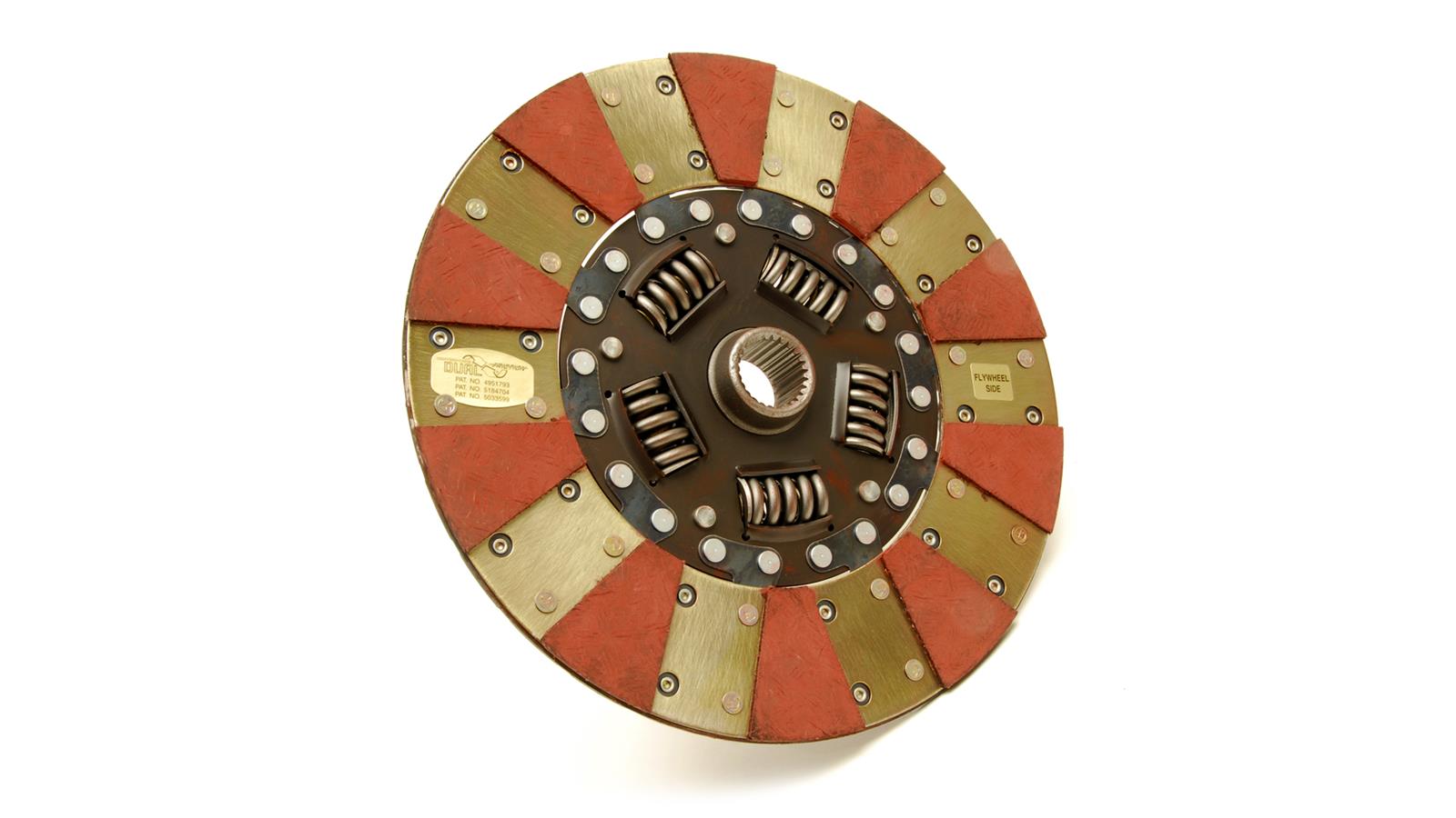 Centerforce Dual Friction Clutch Discs DF381488 Disc, Friction, 1.125 in. - 26-spline, Organic/Carbon Composite, 11.0 in. Diameter, Chevy, Pontiac thumbnail 2