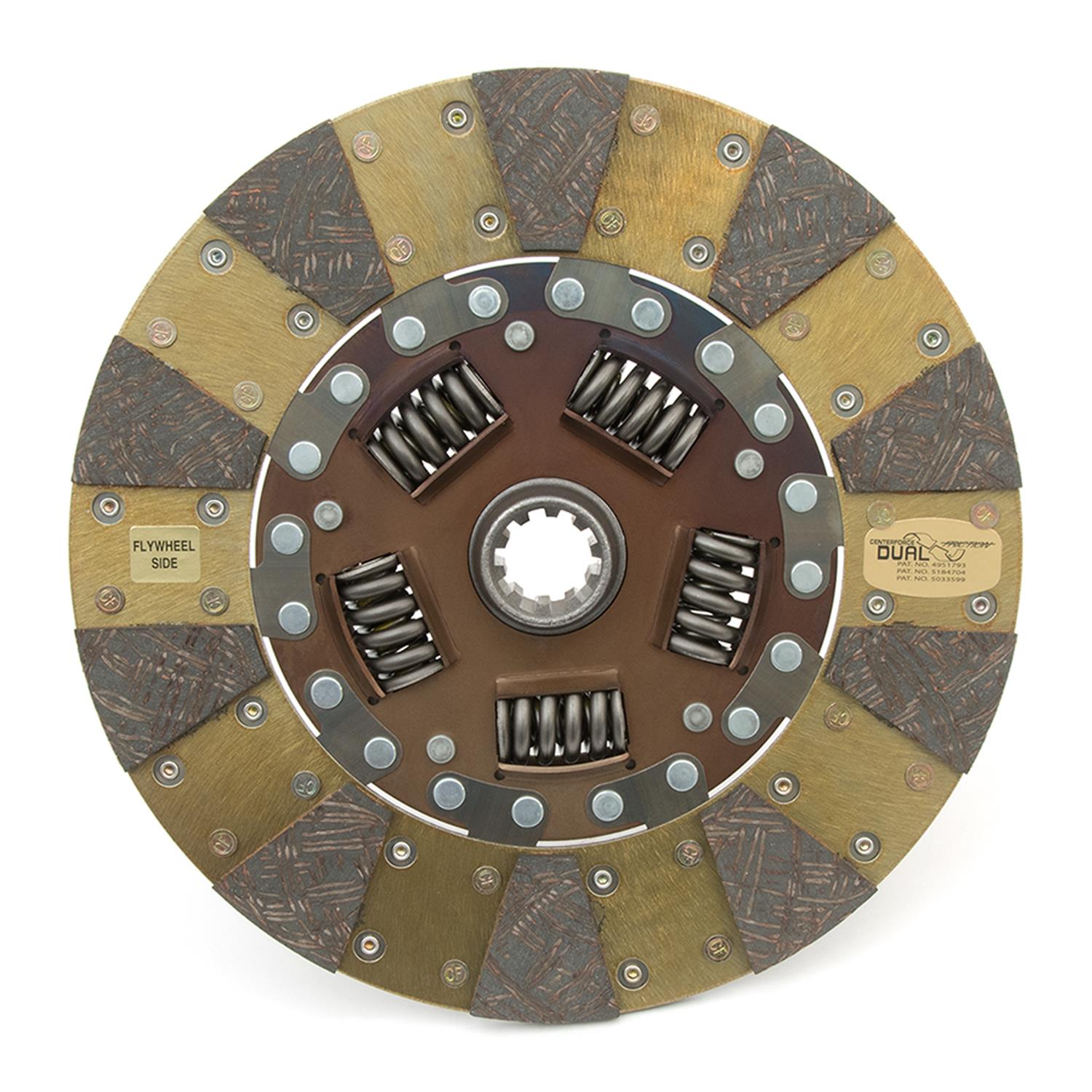 Centerforce Dual Friction Clutch Discs DF383271 Disc, Friction, 1 1/8 in. Diameter Shaft, 10-Spline, 10.4 in. Diameter Disc, AMC, GM, Each thumbnail 4