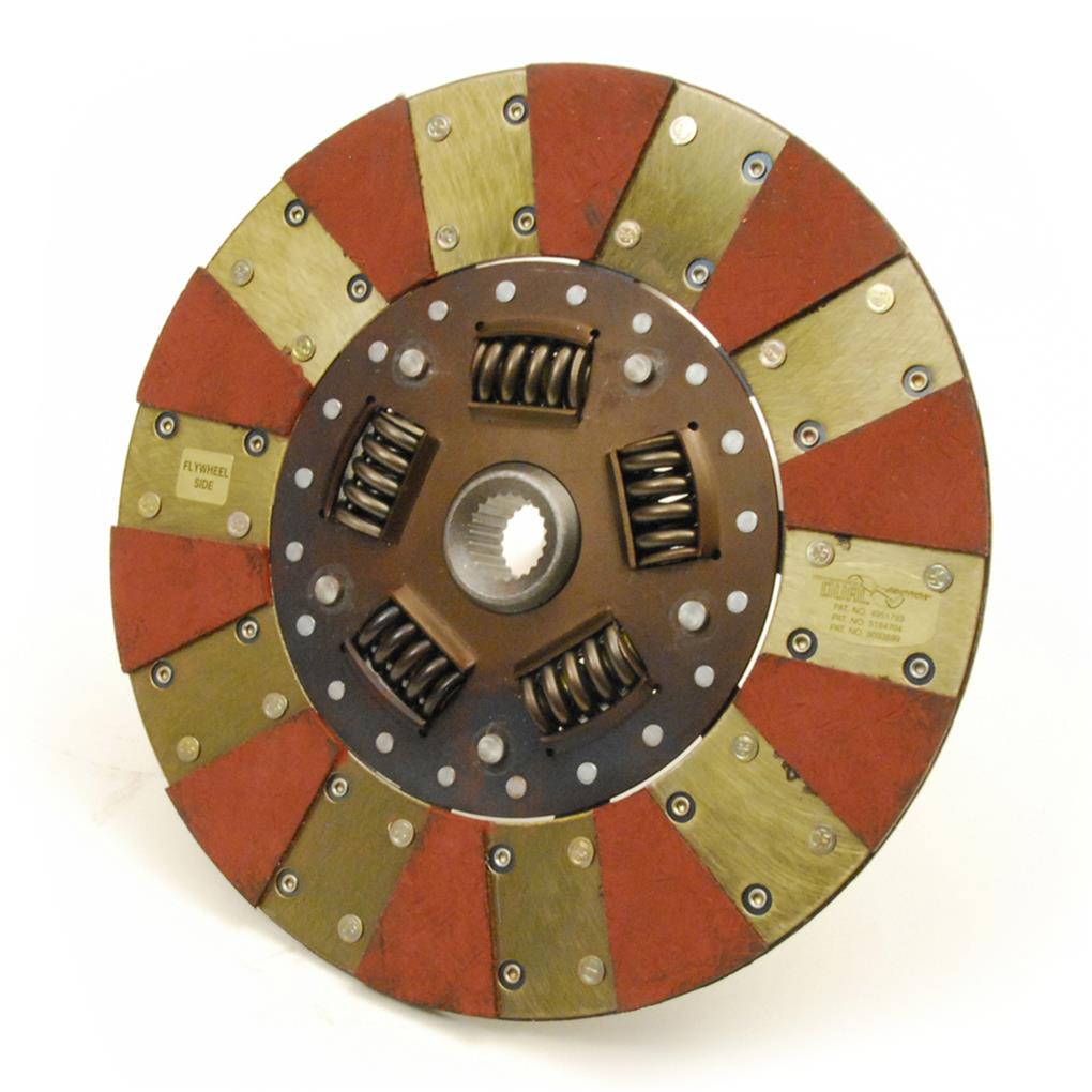 Centerforce Dual Friction Clutch Discs DF384070 Disc, Friction, 1 in. Diameter Shaft, 23-Spline, 11 in. Diameter Disc, Dodge, Plymouth, L6, V8