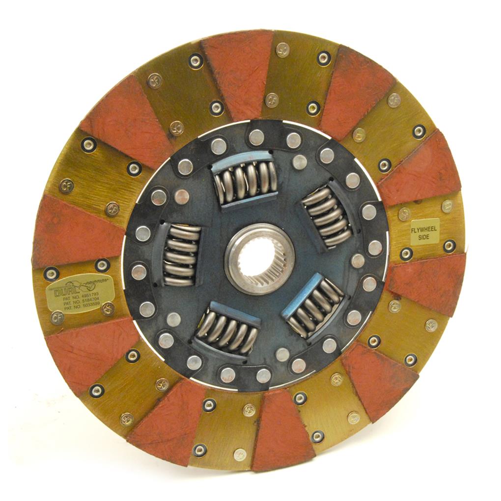 Centerforce Dual Friction Clutch Discs DF384208 Disc, Friction, 1 1/8 in.- 26-Spline, 10.75 in. Diameter Disc, Chevy, 5.7L, Each