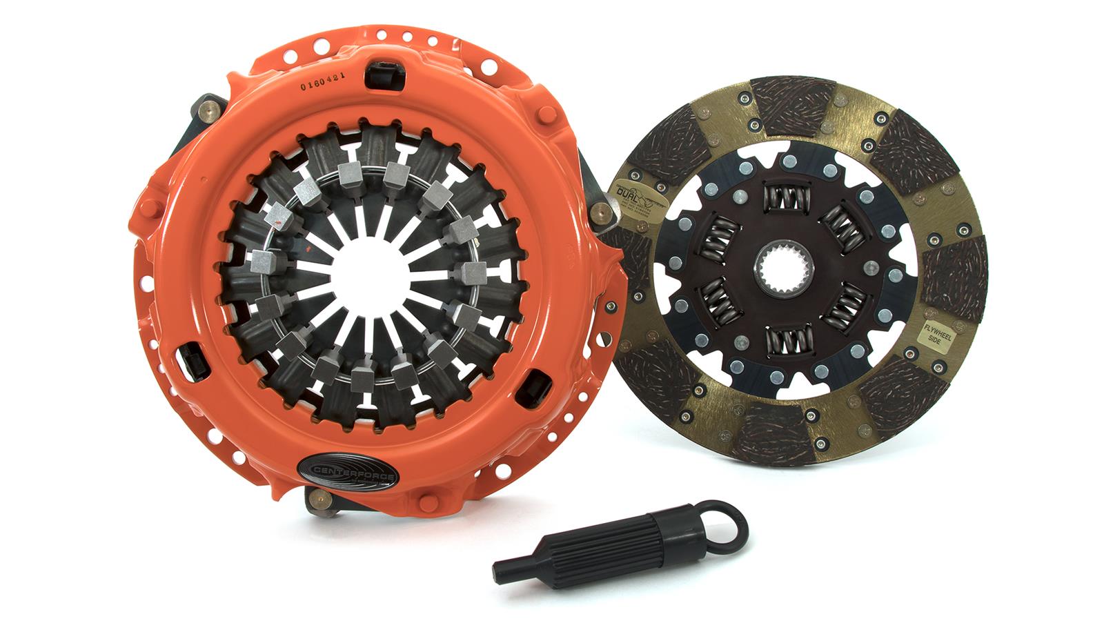 Centerforce Dual Friction Clutch Kits DF505018 Kit, Friction, Performance, Single Disc, 21-Spline, 1.125 in. Diameter, 236mm Disc Diameter, Organic/Carbon Composite, Sprung Hub, Kit thumbnail 2