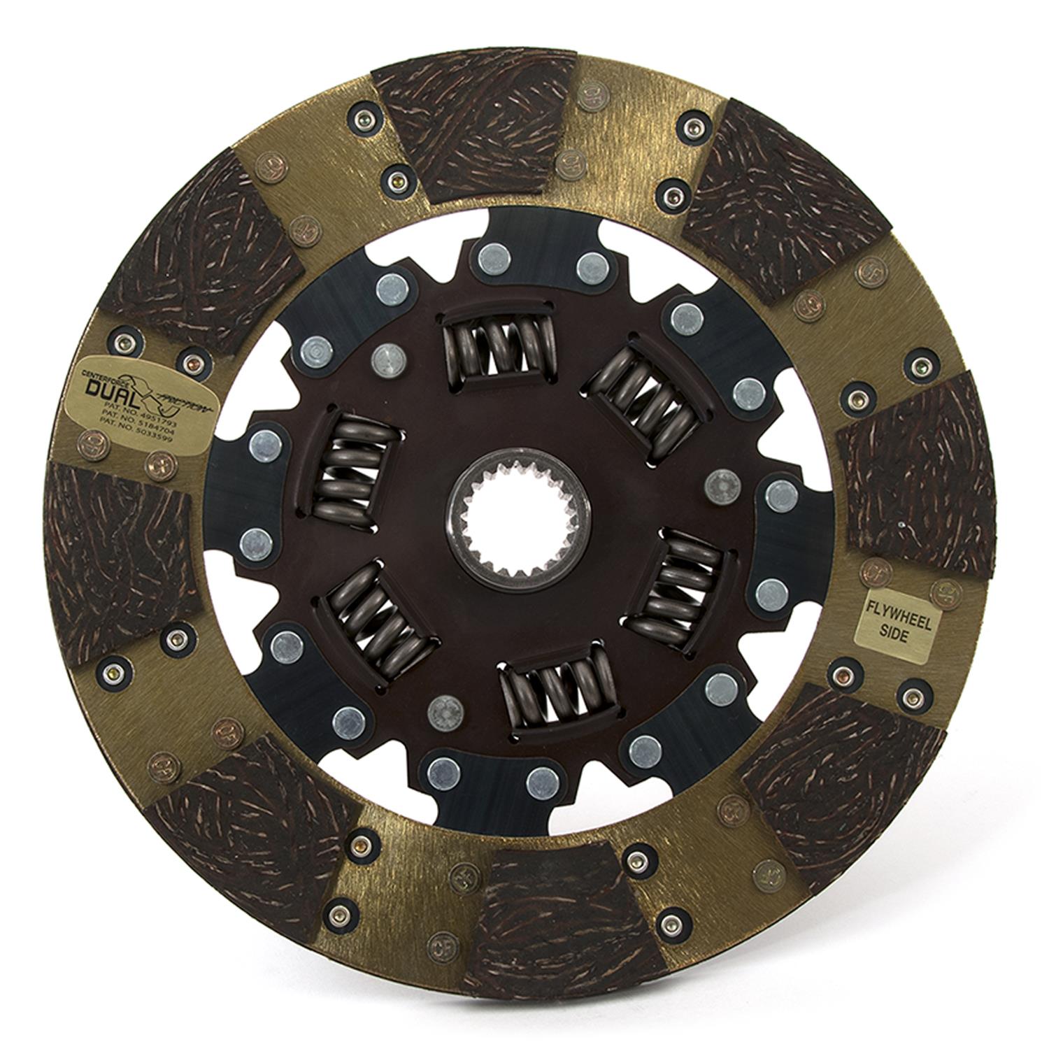 Centerforce Dual Friction Clutch Kits DF505018 Kit, Friction, Performance, Single Disc, 21-Spline, 1.125 in. Diameter, 236mm Disc Diameter, Organic/Carbon Composite, Sprung Hub, Kit thumbnail 8