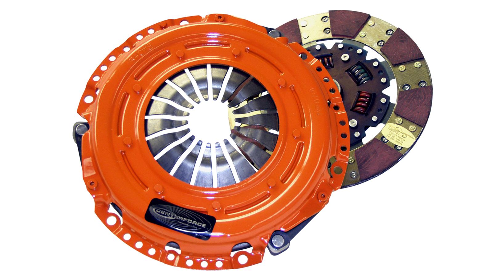 Centerforce Dual Friction Clutch Kits DF600702 Kit, Friction, Performance, Single Disc, 23-Spline, 1 in. Diameter, 240mm Disc Diameter, Organic/Carbon Composite, Sprung Hub, Kit thumbnail 2