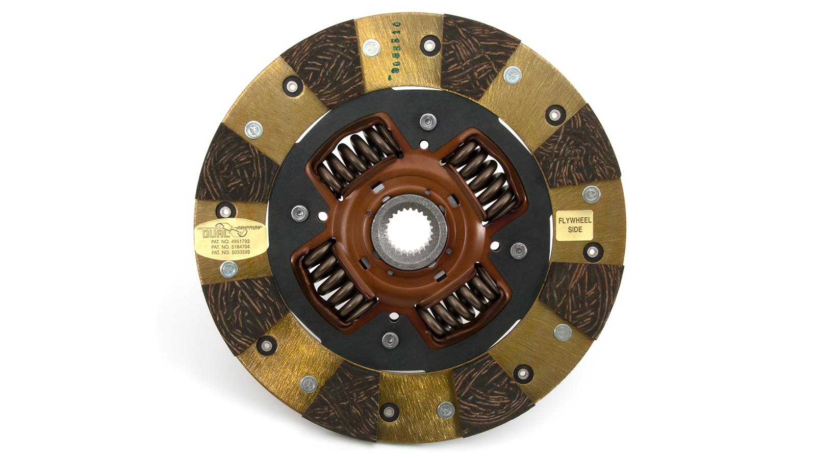 Centerforce Dual Friction Clutch Kits DF749834 Kit, Friction, Performance, Single Disc, 24-Spline, 1 in. Diameter, 8.875 in. Diameter, Organic/Carbon Composite, Sprung Hub, Kit thumbnail 8