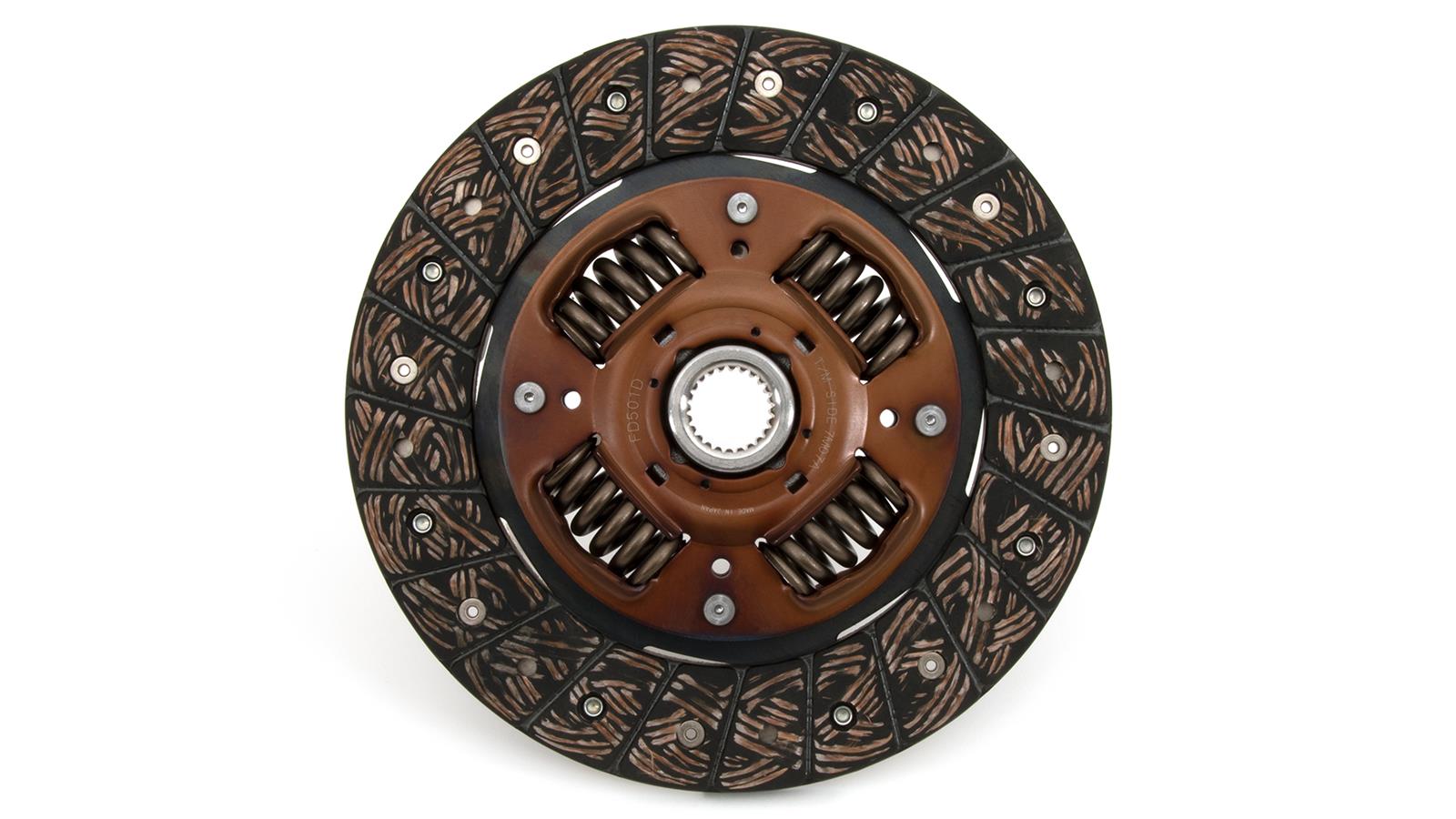 Centerforce Dual Friction Clutch Kits DF749834 Kit, Friction, Performance, Single Disc, 24-Spline, 1 in. Diameter, 8.875 in. Diameter, Organic/Carbon Composite, Sprung Hub, Kit thumbnail 7