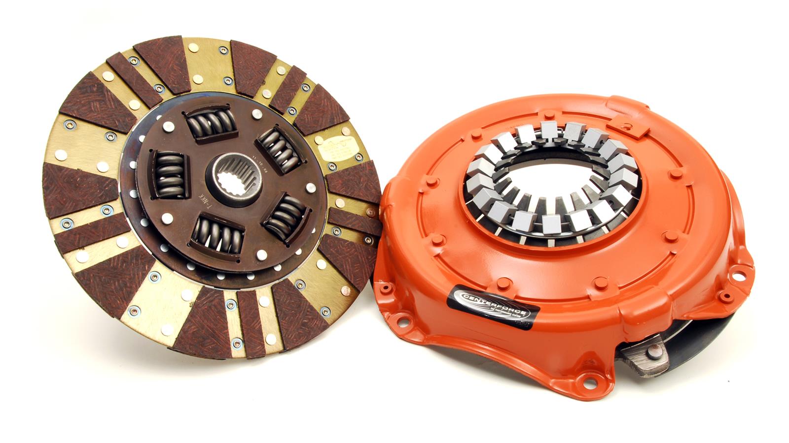 Centerforce Dual Friction Clutch Kits DF810739 Clutch, Friction, 18-spline, Organic/Carbon Composite Disc, Pressure Plate, Dodge, Plymouth, Kit thumbnail 2