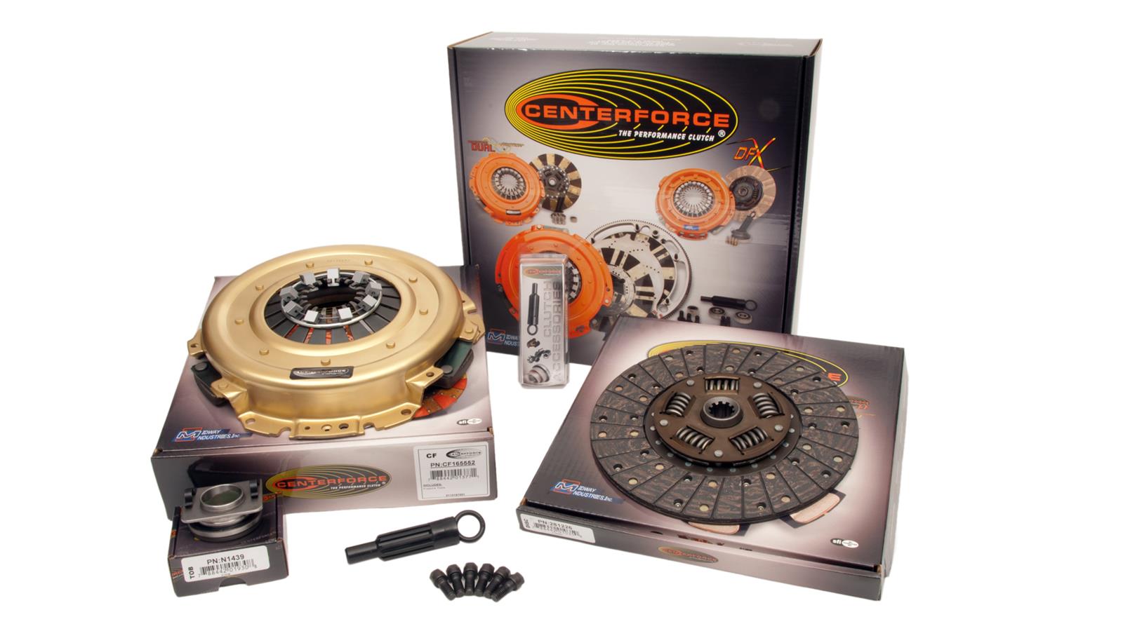 Centerforce I Clutch Kits KCF522639 Kit, Stage I, 10-spline, 11 in. Disc Diameter, Pressure Plate, Ford, Kit thumbnail 2