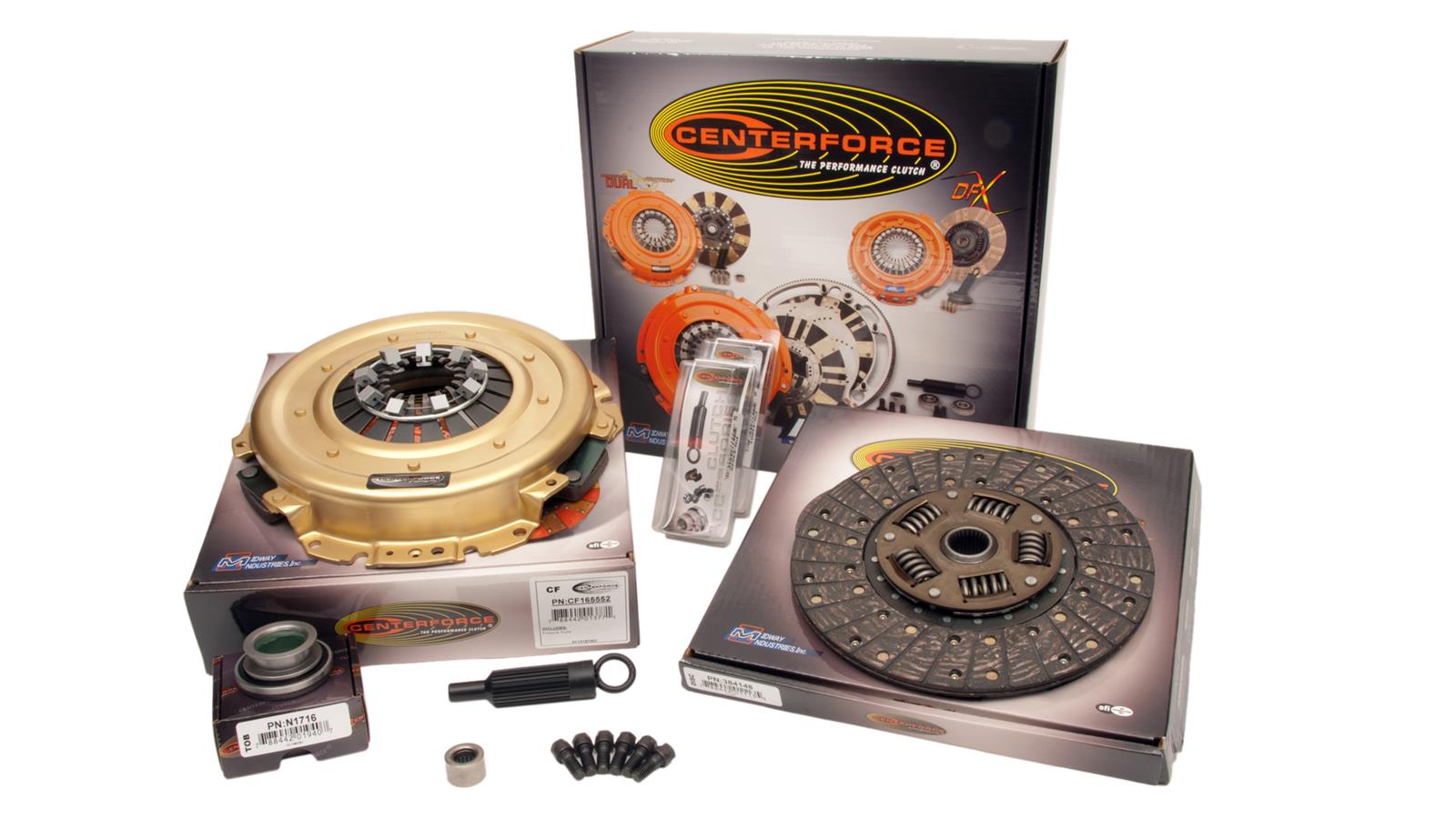 Centerforce I Clutch Kits KCF524816 Kit, I, 1.125 in. - 26-spline, Organic Disc, Buick, Chevy, Kit thumbnail 2