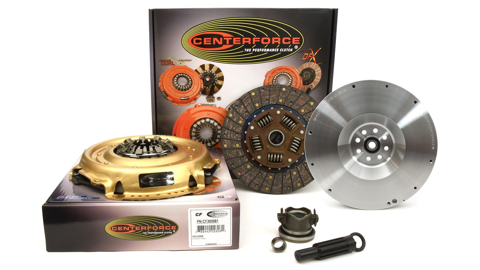 Centerforce I Clutch Kits KCF811474 Kit, I, 1 1/8 in. Diameter Shaft, 10-Spline, 10.4 in. Diameter Disc, Billet Steel Flywheel, Jeep, Kit thumbnail 3