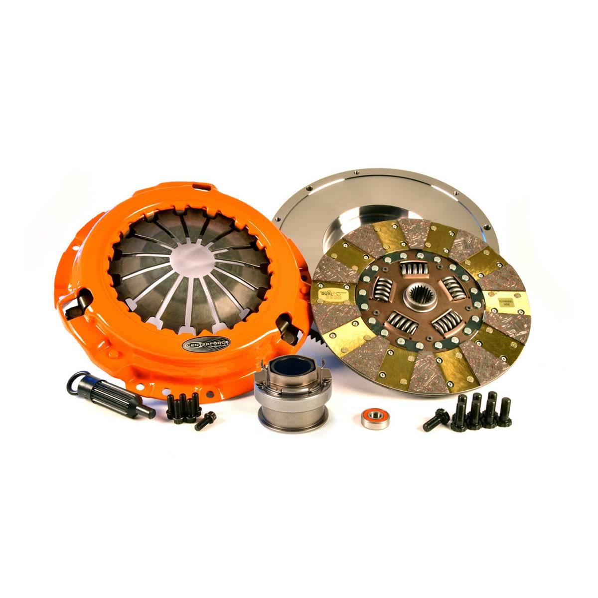 Centerforce Dual Friction Clutch Kits KDF409540 Kit, Friction, 1 1/8 in. Diameter Shaft, 21-Spline, 11 in. Diameter Disc, Billet Steel Flywheel, Toyota, Kit