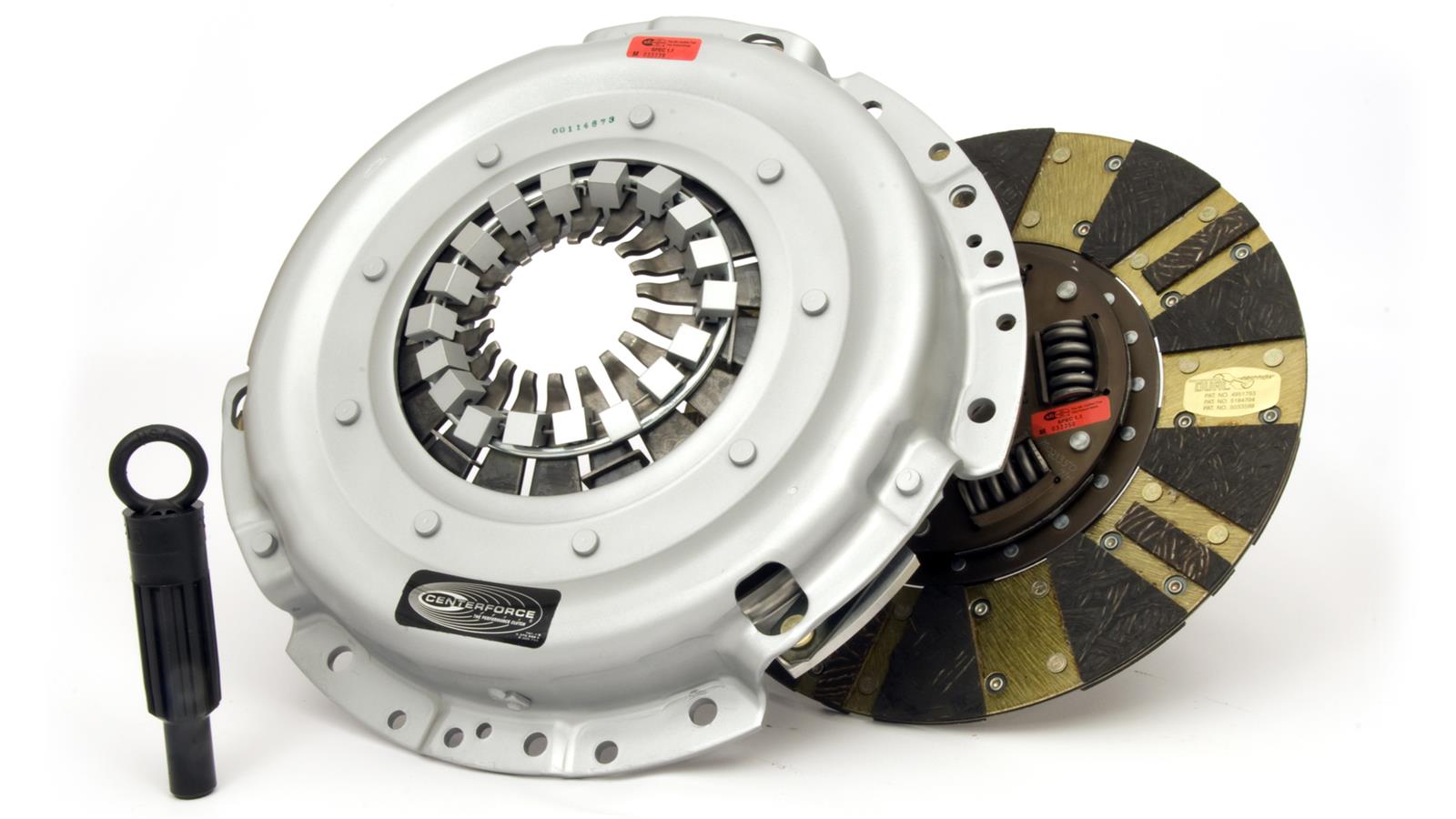 Centerforce LMC Clutch Kits LM800075 Kit, Carbon Composite, 1 1/16 in. Diameter Shaft, 10-Spline, 11 in. Diameter Disc, Ford, Kit thumbnail 2