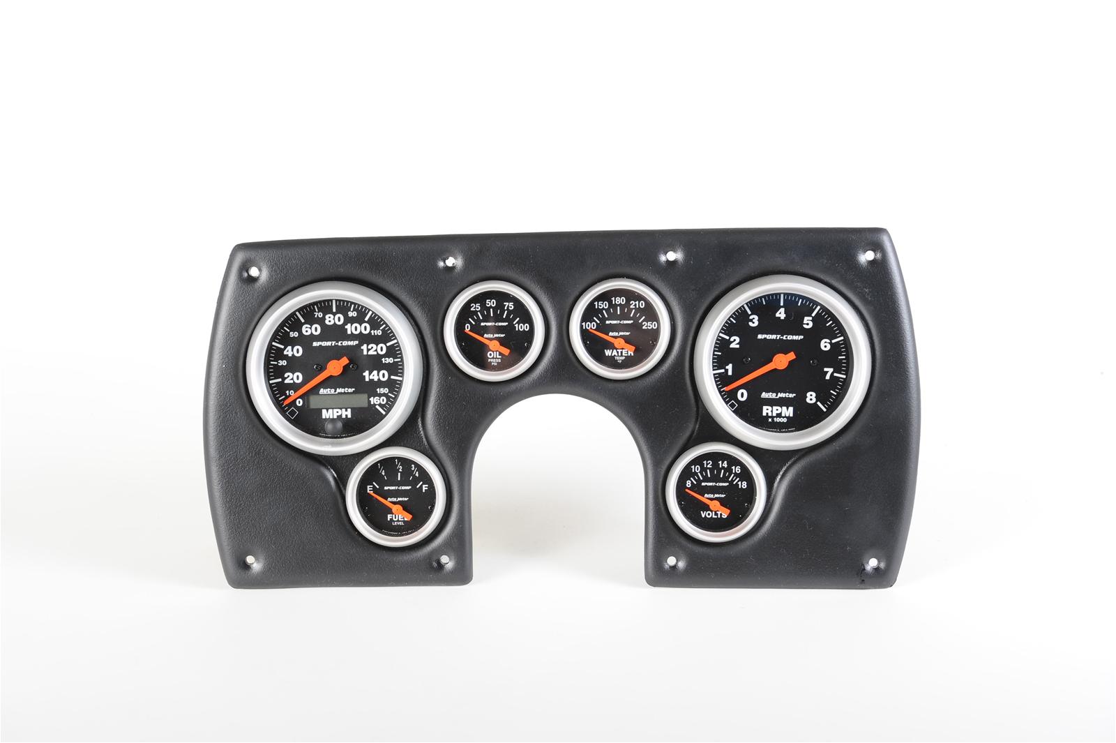 Classic Dash 101820211 Classic Thunder Road Instrument Panels with AutoMeter Gauges Summit Racing