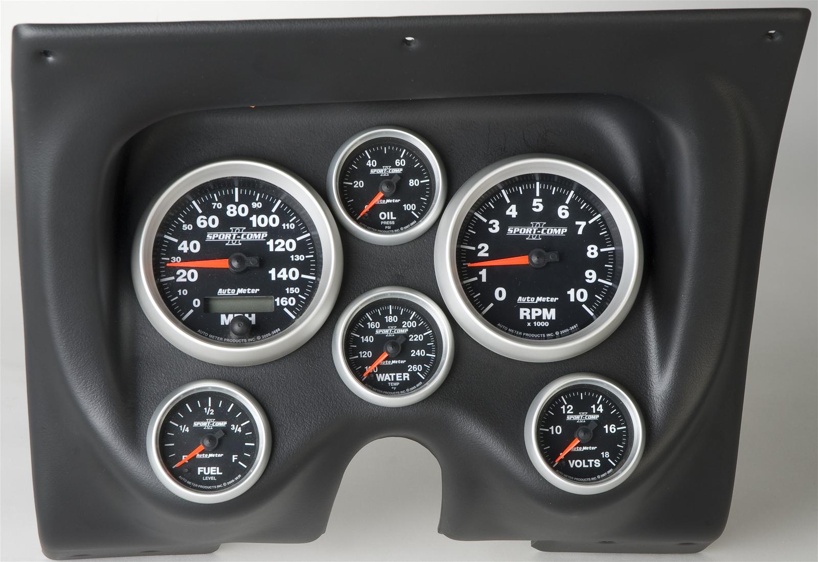 Classic Dash 410670911 Classic Thunder Road Instrument Panels with