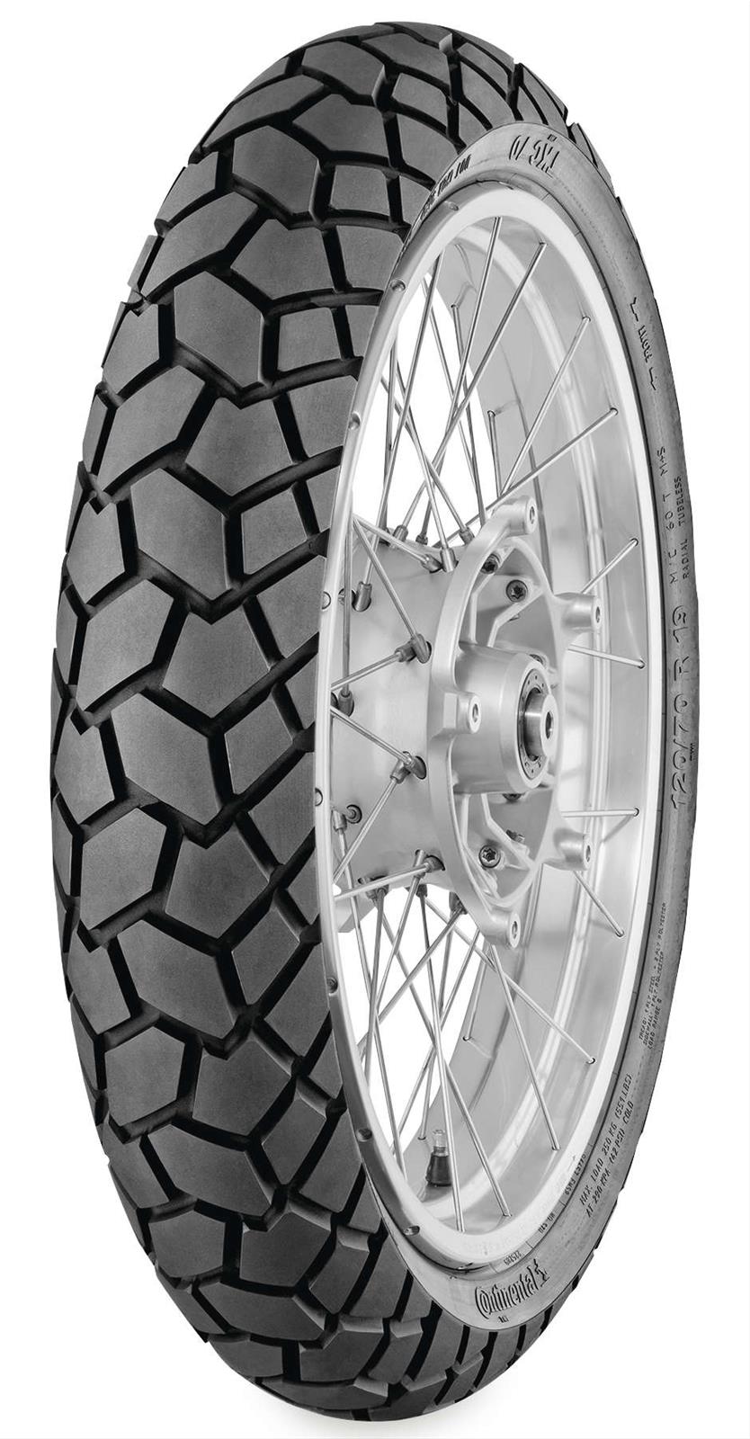 Continental Motorcycle Tires 02402420000 Continental Tire ContiTKC 70