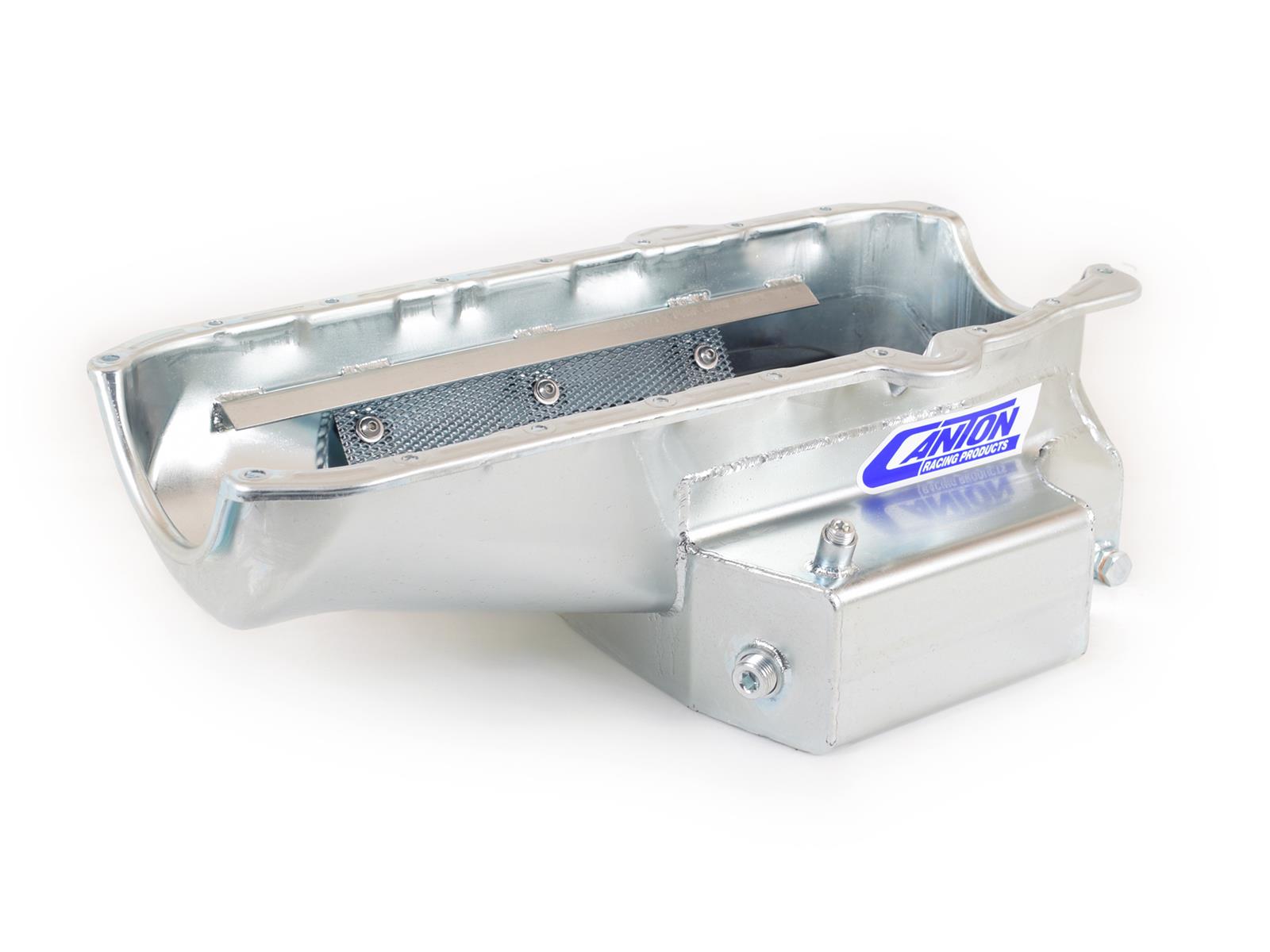 Canton Racing Circle Track Wet Sump Oil Pans 11-120 Pan, Track, Steel, 7 qt., Rear Sump, Chevy, Small Block, Each thumbnail 3