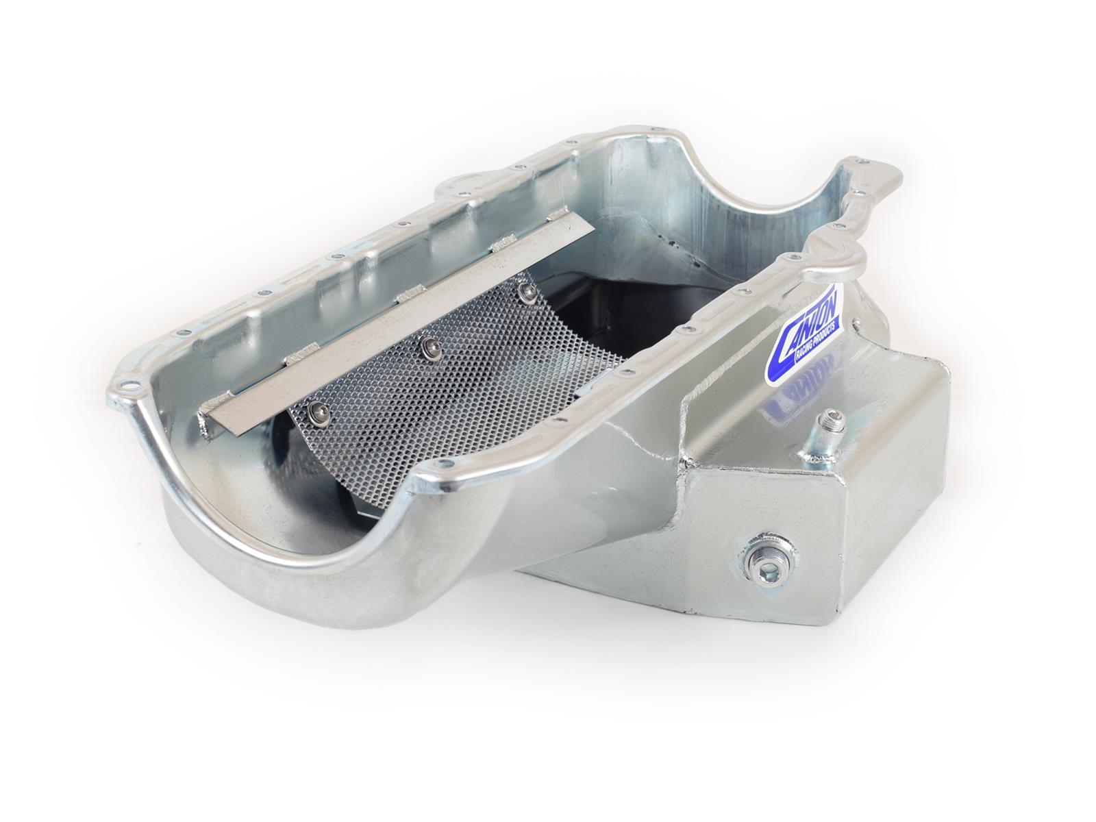 Canton Racing Circle Track Wet Sump Oil Pans 11-120 Pan, Track, Steel, 7 qt., Rear Sump, Chevy, Small Block, Each thumbnail 2