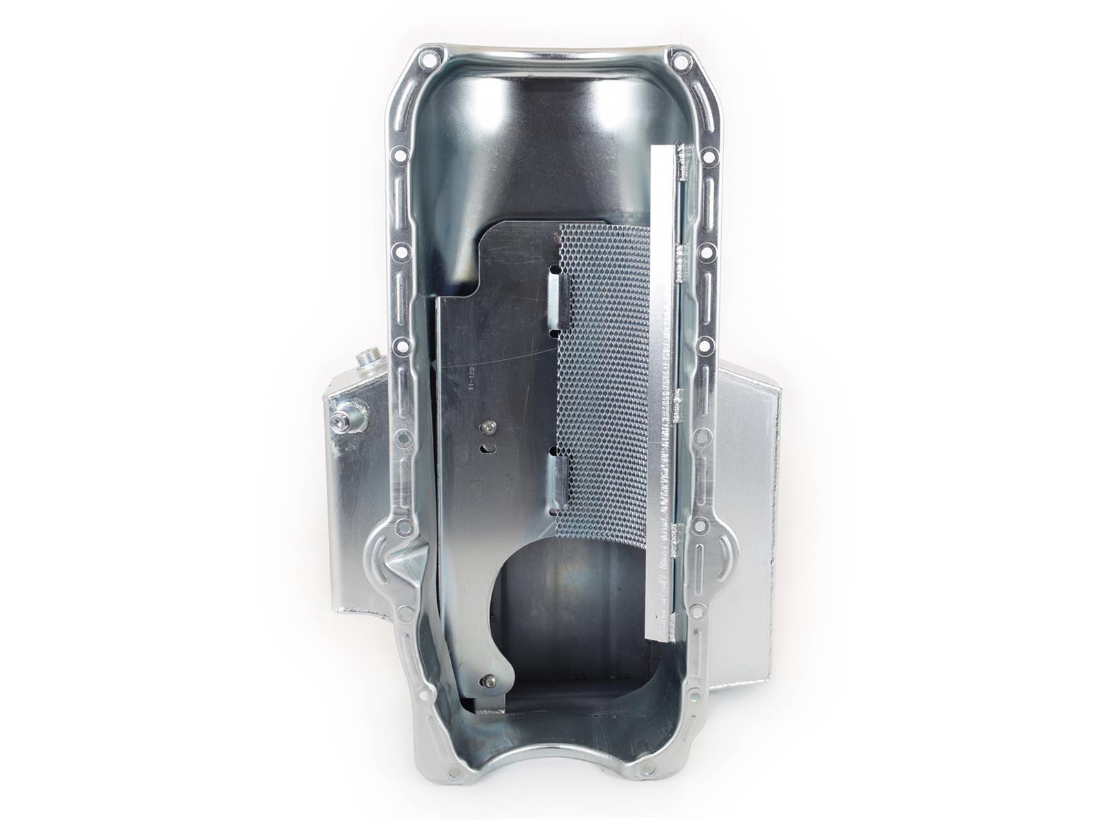 Canton Racing Circle Track Wet Sump Oil Pans 11-120 Pan, Track, Steel, 7 qt., Rear Sump, Chevy, Small Block, Each