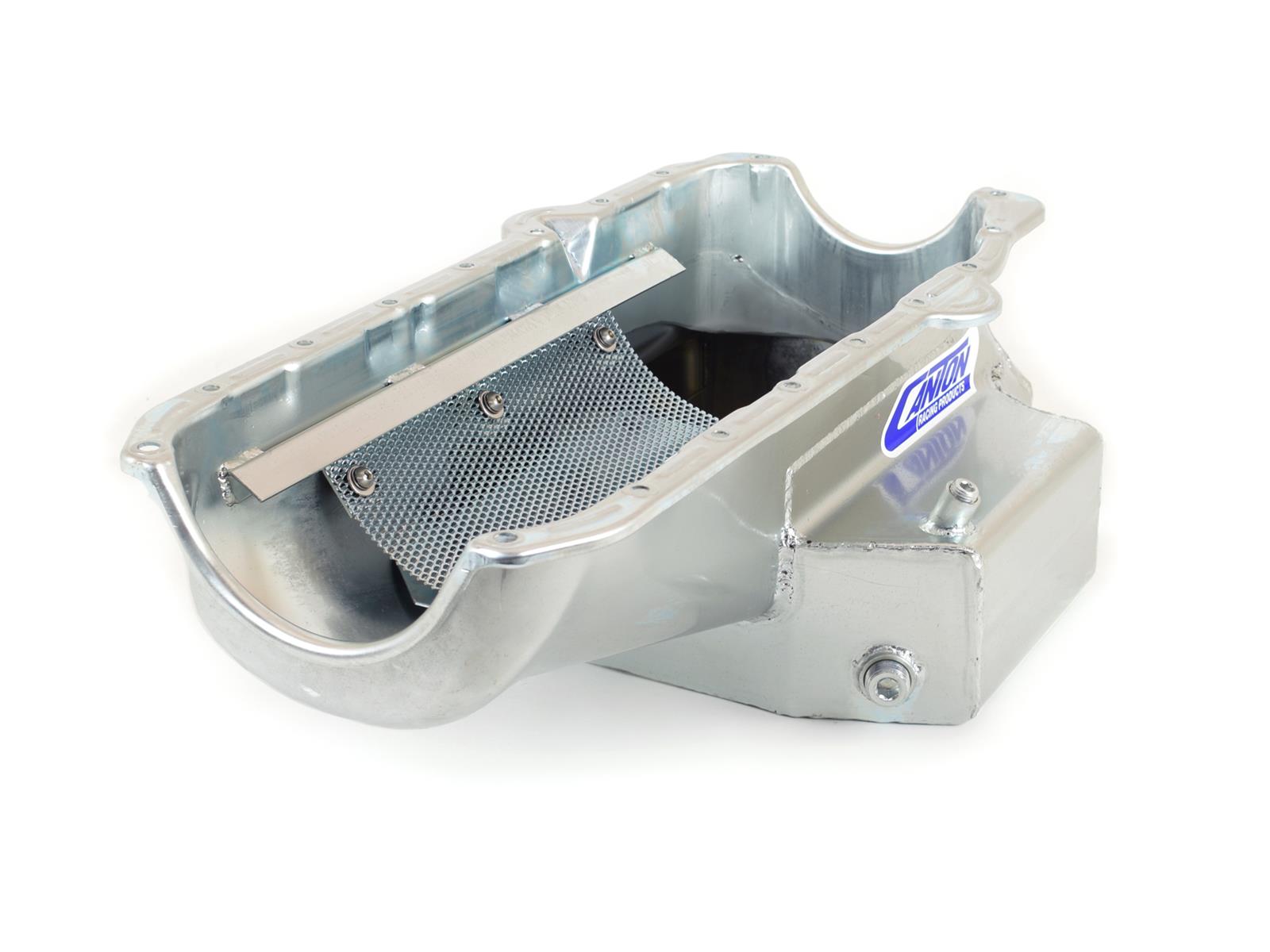 Canton Racing Circle Track Wet Sump Oil Pans 11-120M Pan, Track, Steel, 7 qt., Rear Sump, Chevy, Small Block, Each thumbnail 2