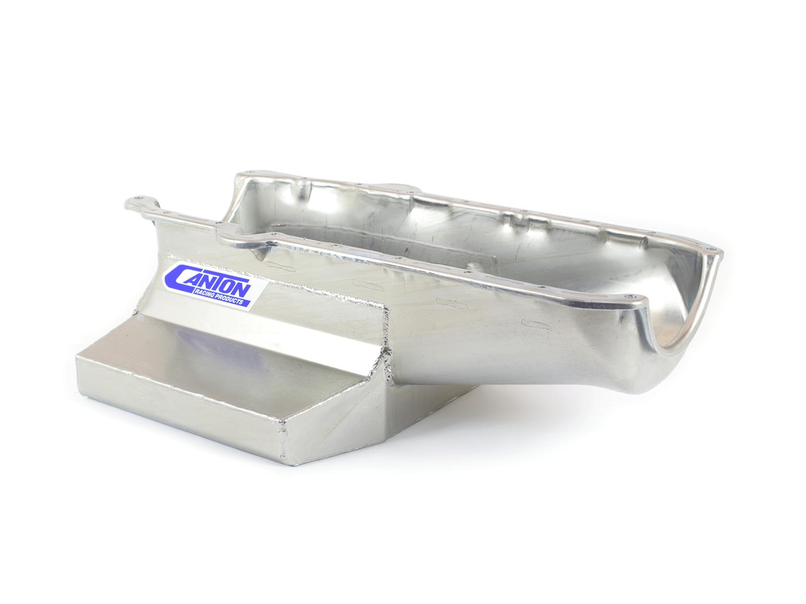 Canton Racing Circle Track Wet Sump Oil Pans 11-120T Pan, Track, Steel, 7 qt., Rear Sump, Chevy, Small Block, Each