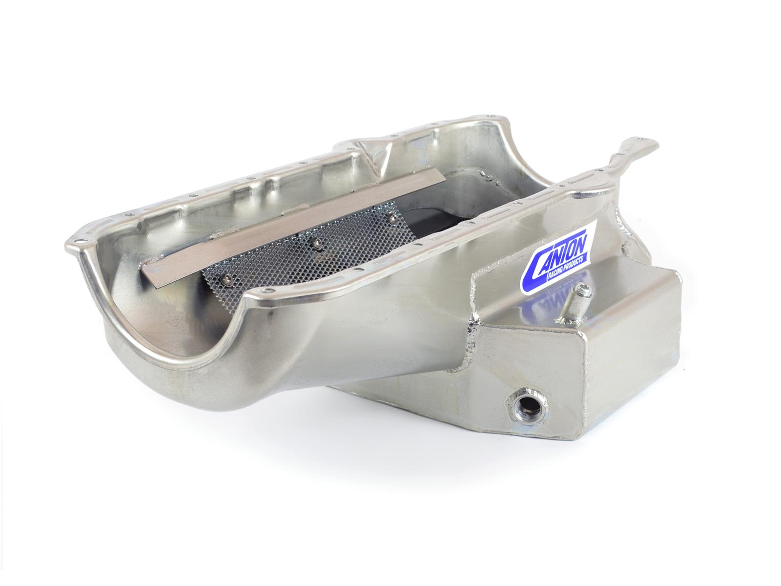 Canton Racing Circle Track Wet Sump Oil Pans 11-120T Pan, Track, Steel, 7 qt., Rear Sump, Chevy, Small Block, Each thumbnail 3