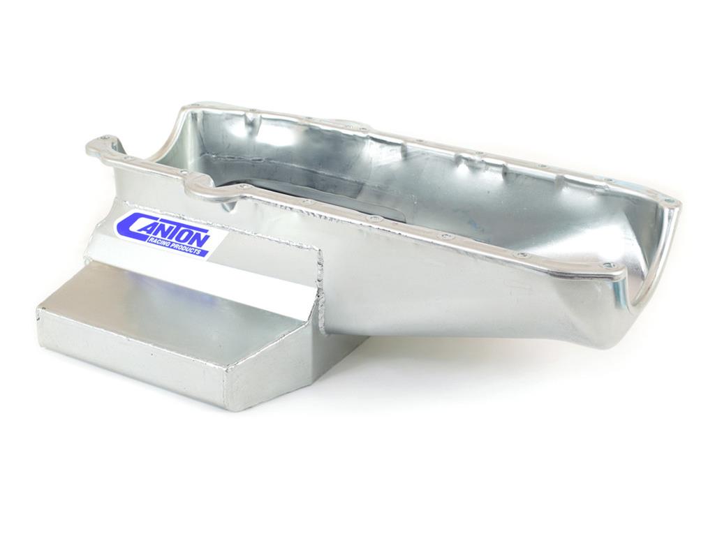 Canton Racing Circle Track Wet Sump Oil Pans 11-122M Pan, Track, Steel, 6 qt., Rear Sump, Chevy, Small Block, Each thumbnail 4