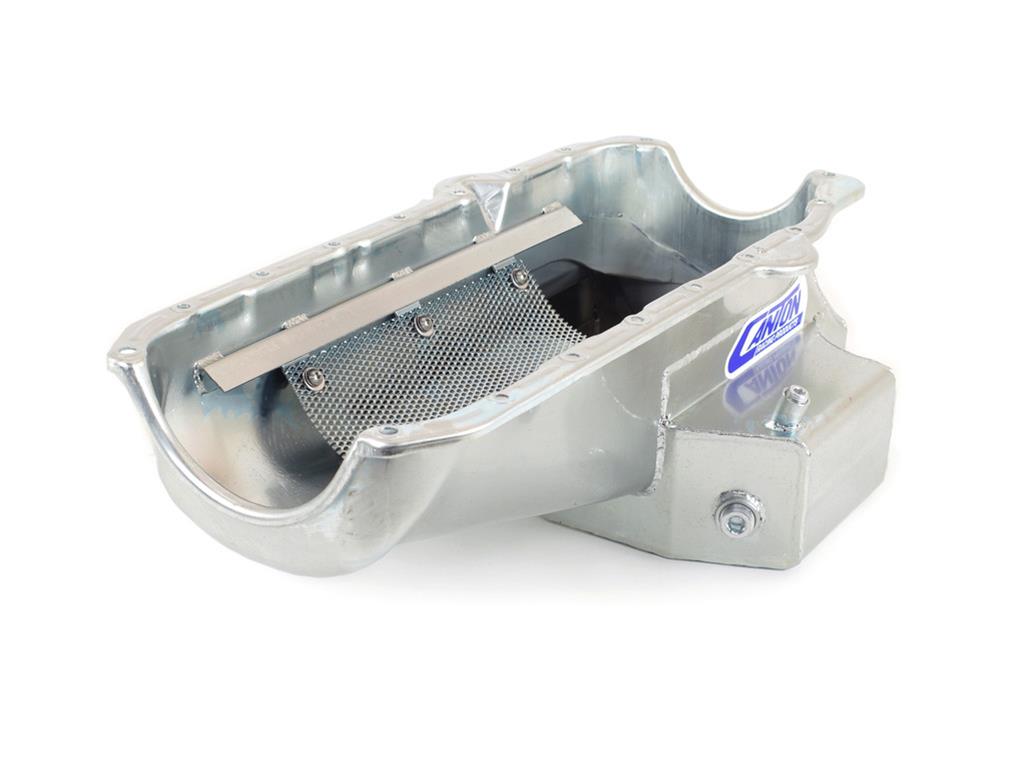 Canton Racing Circle Track Wet Sump Oil Pans 11-122M Pan, Track, Steel, 6 qt., Rear Sump, Chevy, Small Block, Each thumbnail 2