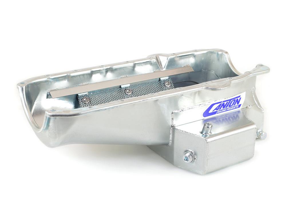 Canton Racing Circle Track Wet Sump Oil Pans 11-122M Pan, Track, Steel, 6 qt., Rear Sump, Chevy, Small Block, Each thumbnail 3