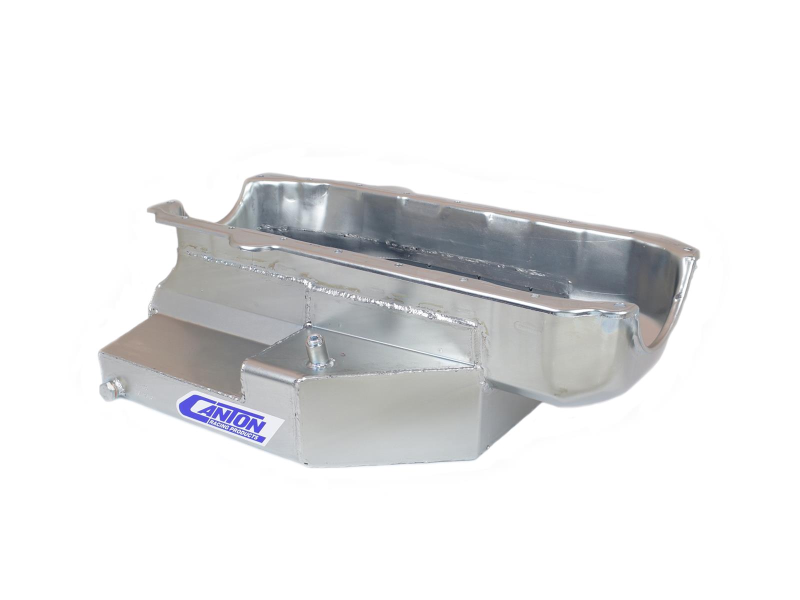 Canton Racing Circle Track Wet Sump Oil Pans 11-180 Pan, Track, Steel, 8 qt., Rear Sump, Chevy, Small Block, Each thumbnail 3