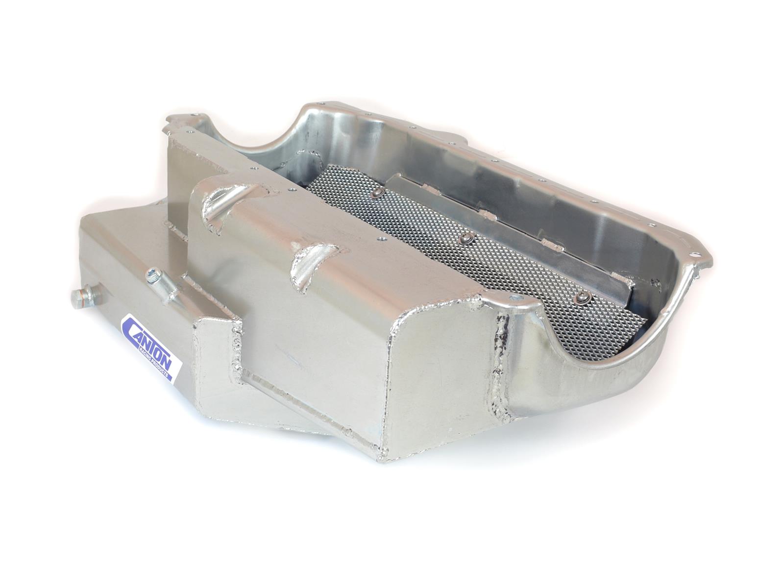 Canton Racing Circle Track Wet Sump Oil Pans 11-186 Pan, Track, Steel, 8 qt., Rear Sump, Chevy, Small Block, Each thumbnail 2